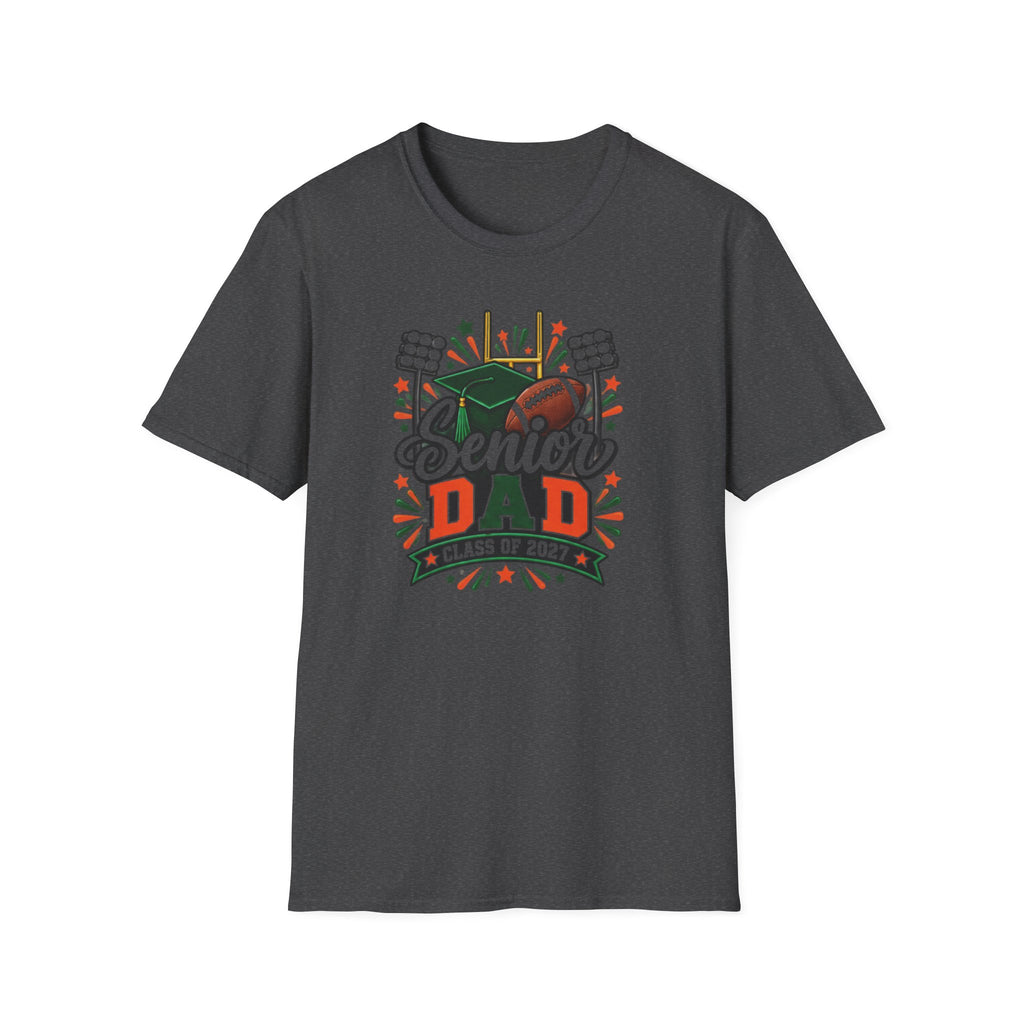 Senior Dad T-Shirt — Class of 2027 Football & Graduation Celebration Tee