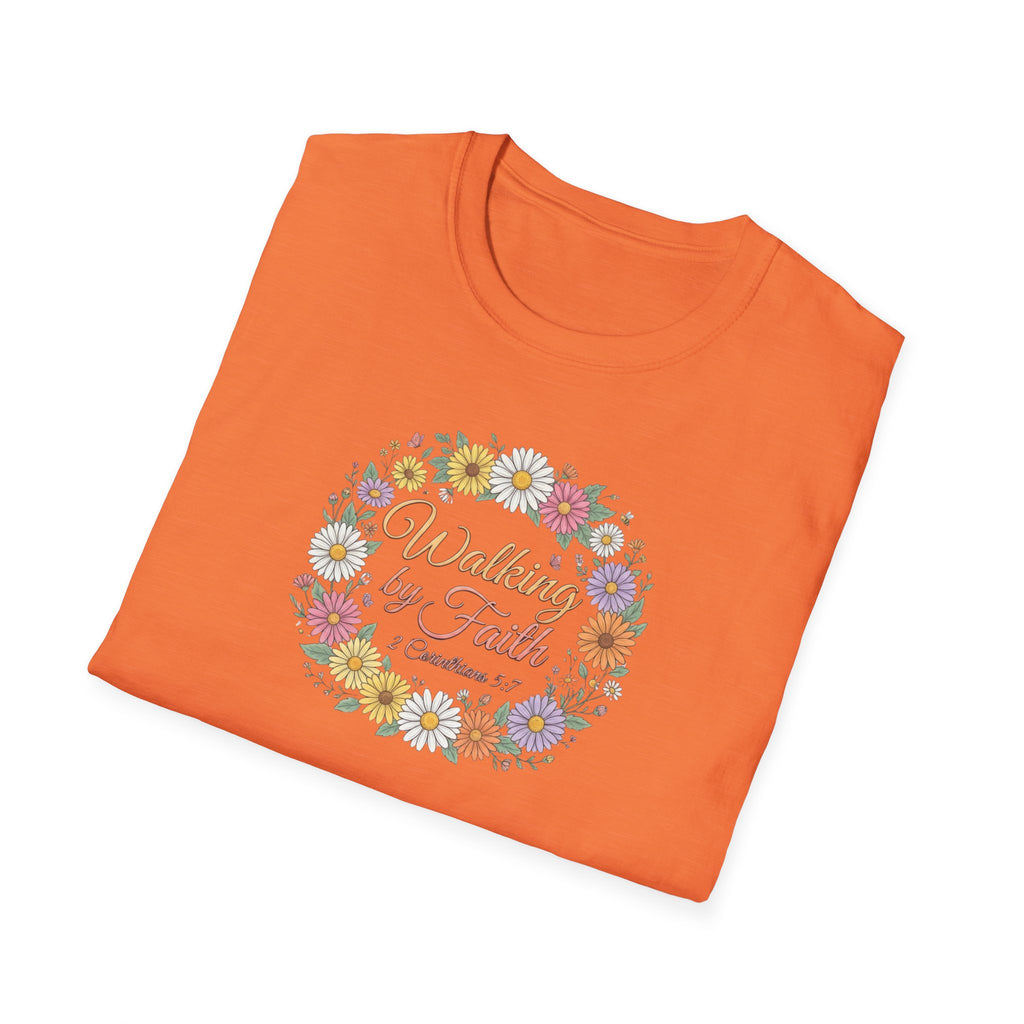 Walking by Faith Floral T-Shirt —