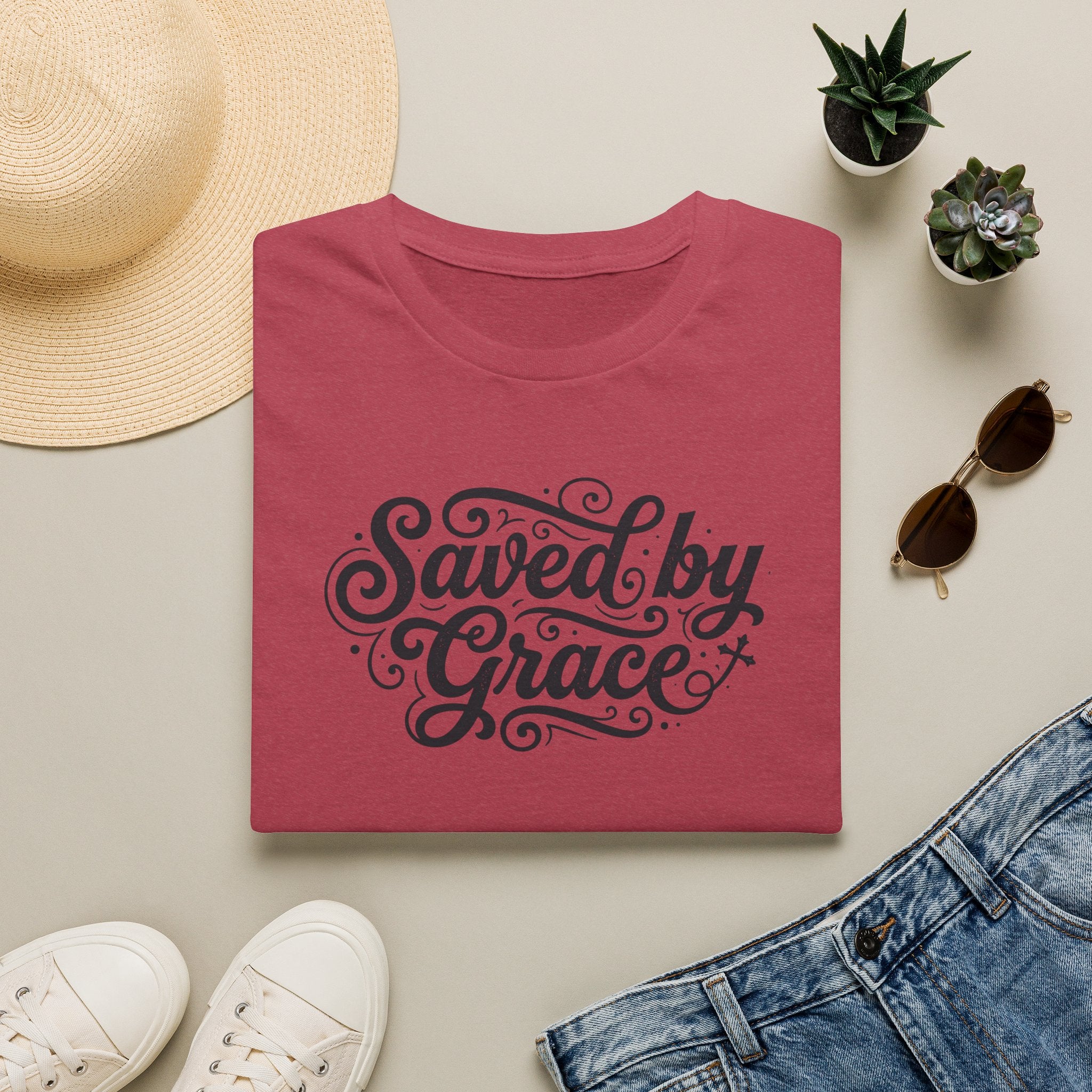 Saved by Grace T‑Shirt —