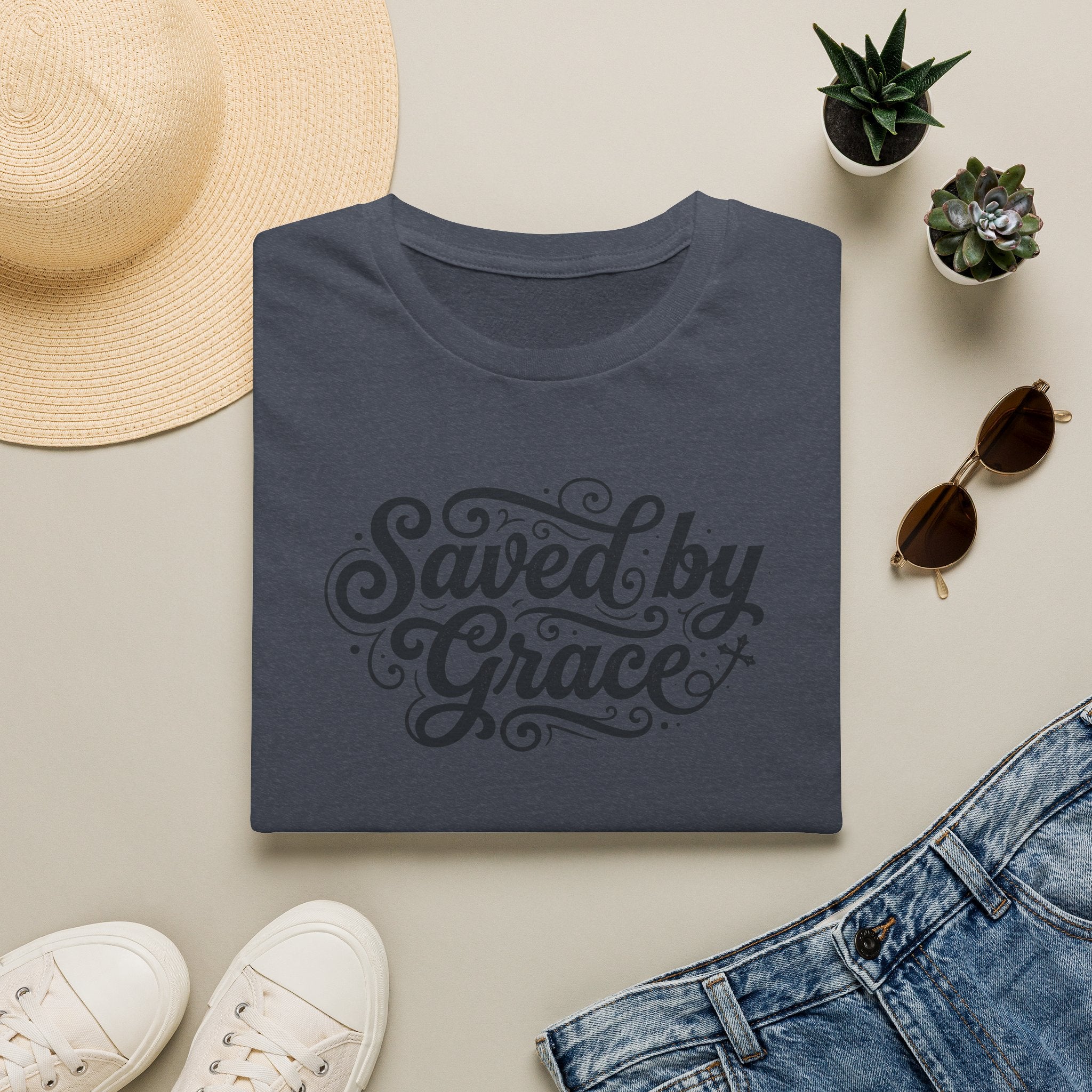 Saved by Grace T‑Shirt —