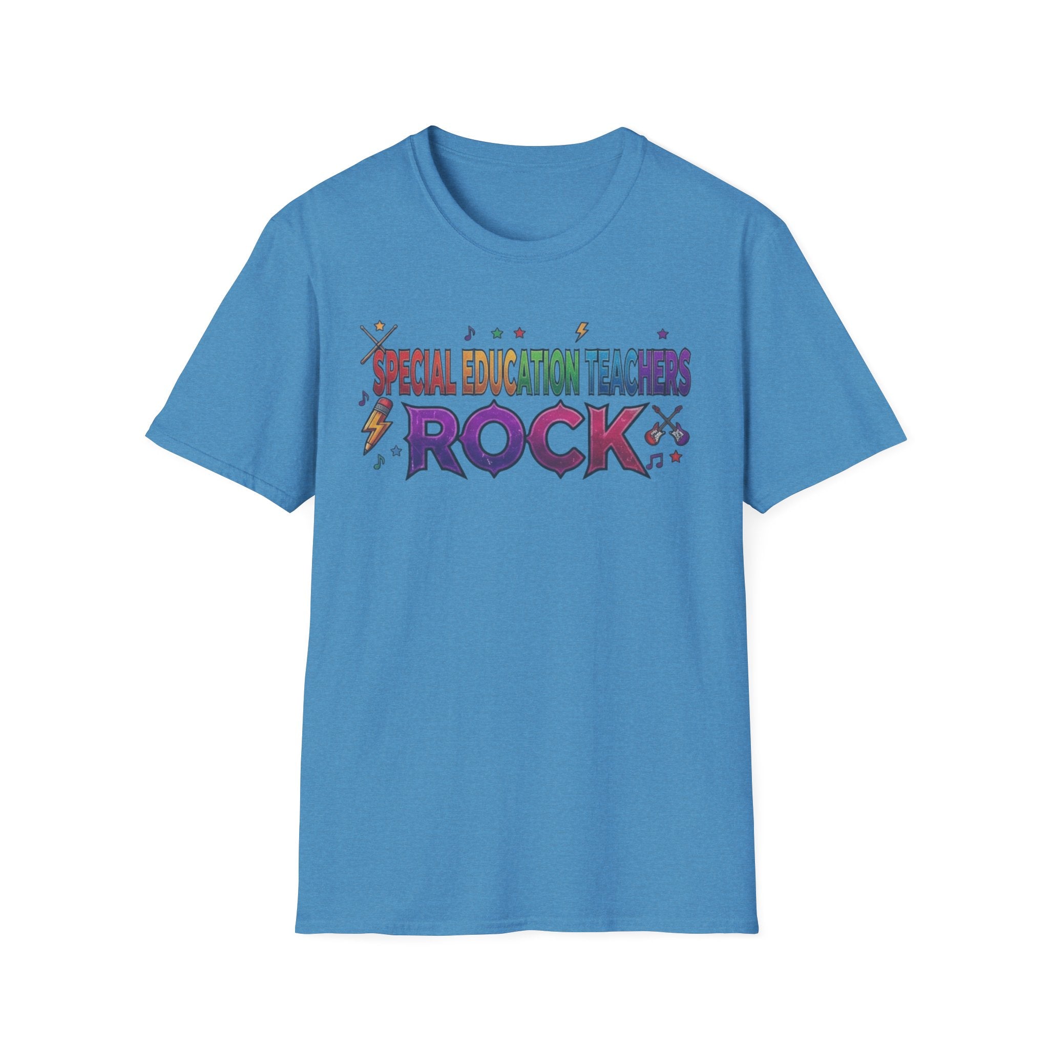 Special Education Teachers Rock T-Shirt — Colorful Teacher Appreciation Tee