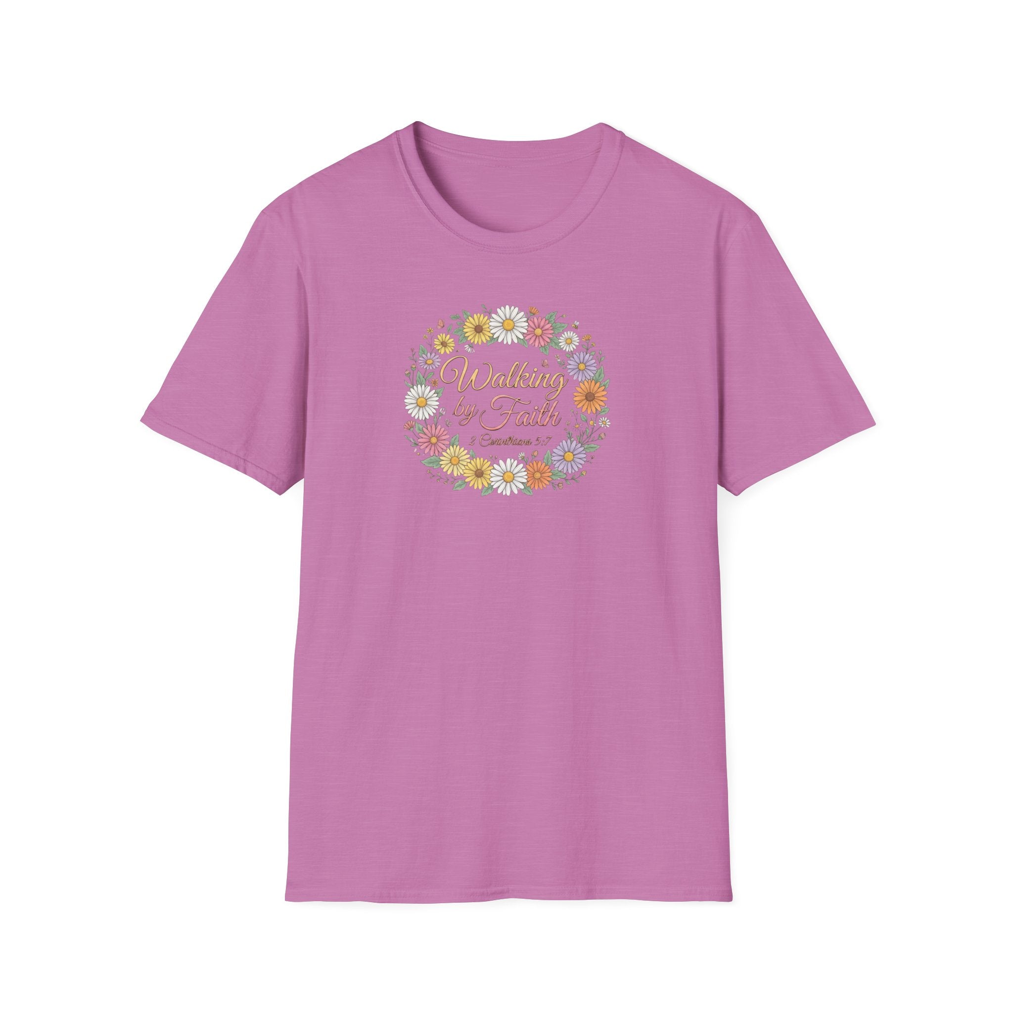 Walking by Faith Floral T-Shirt —