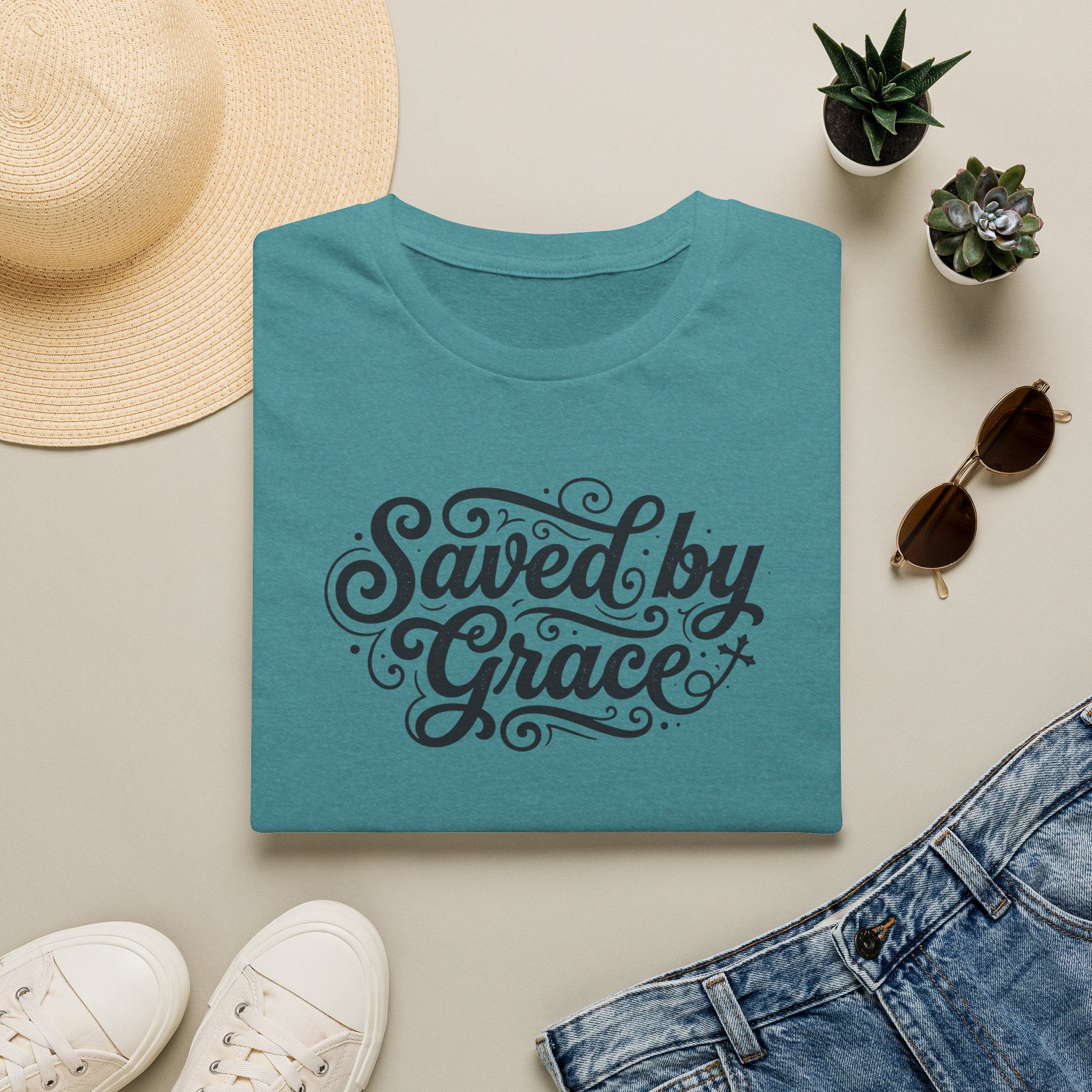 Saved by Grace T‑Shirt —