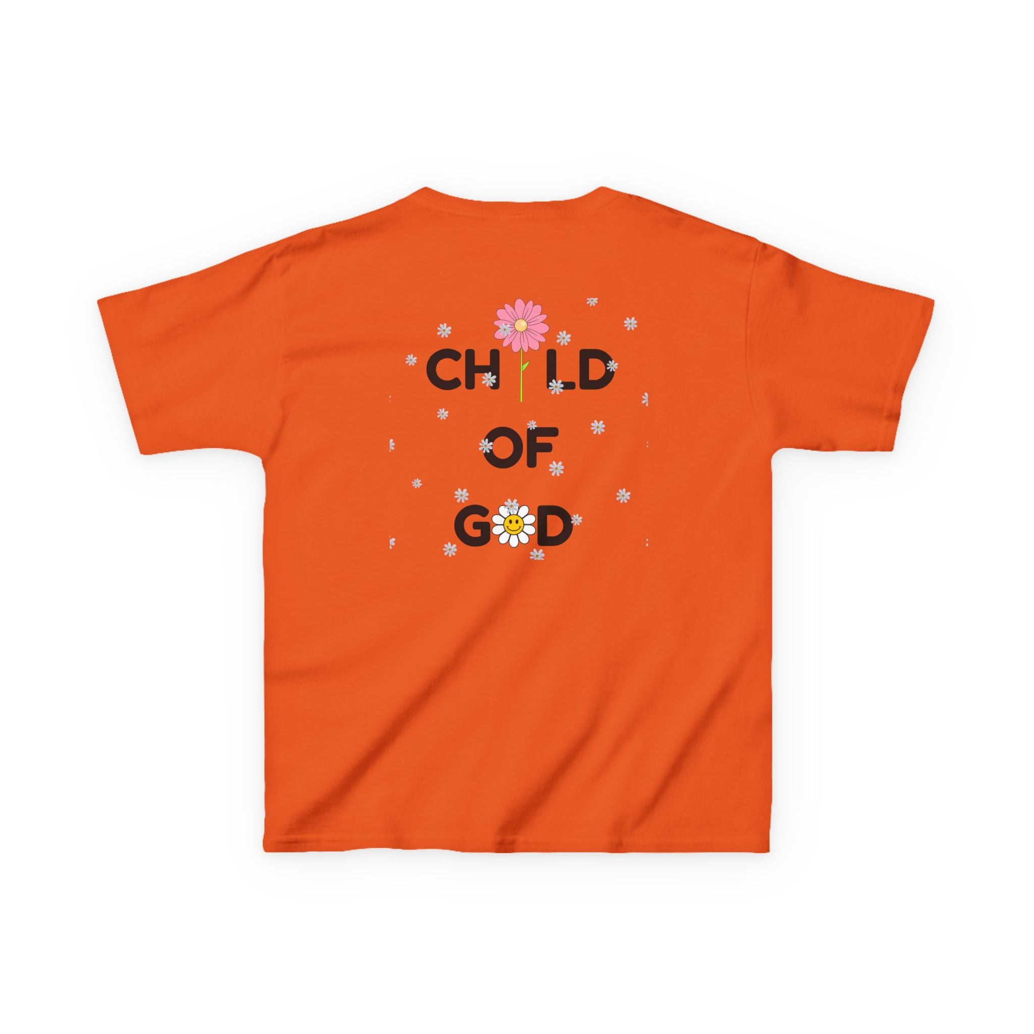 Child of God Kids Tee — Floral Daisy Christian T‑Shirt for Girls & Boys