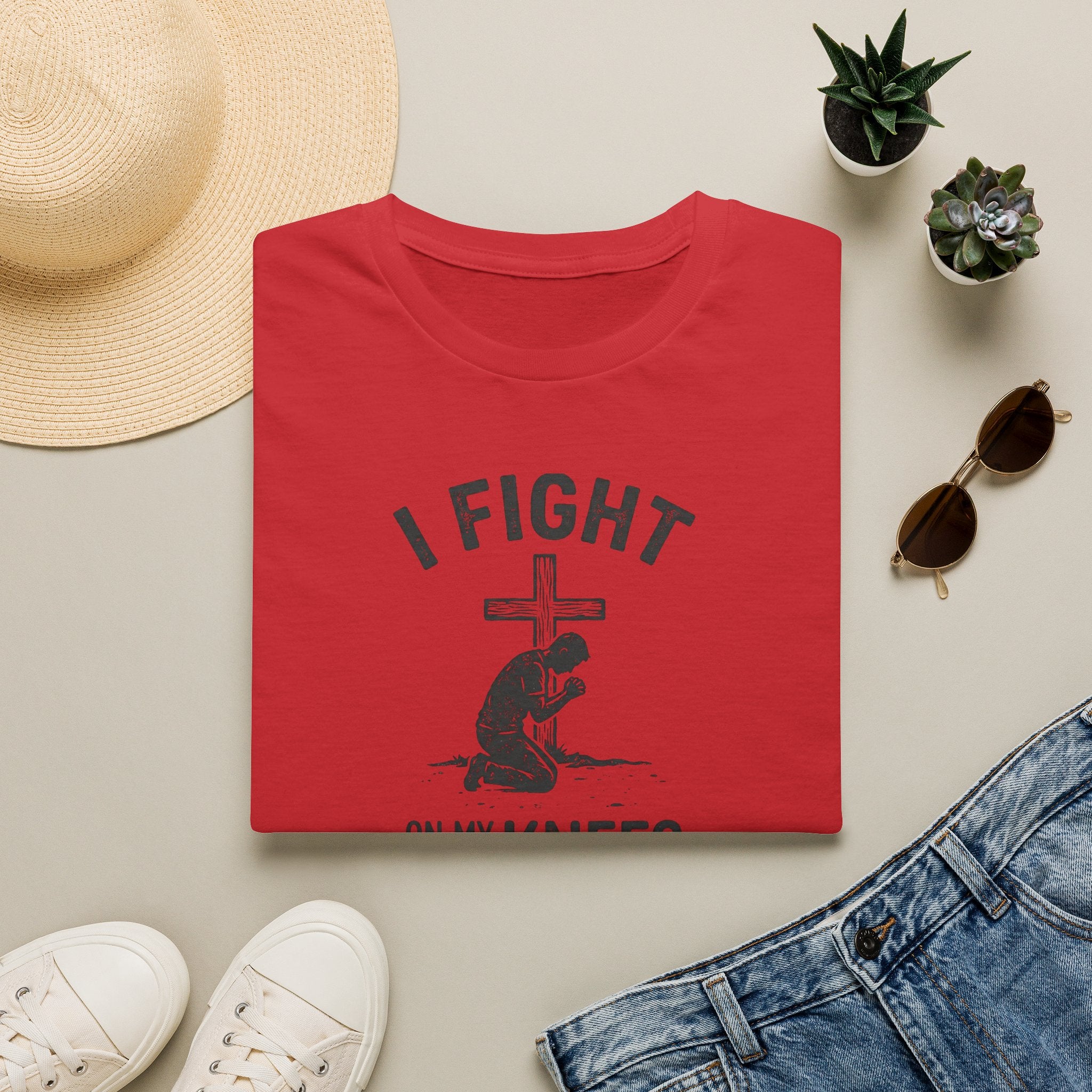I Fight On My Knees T-Shirt
