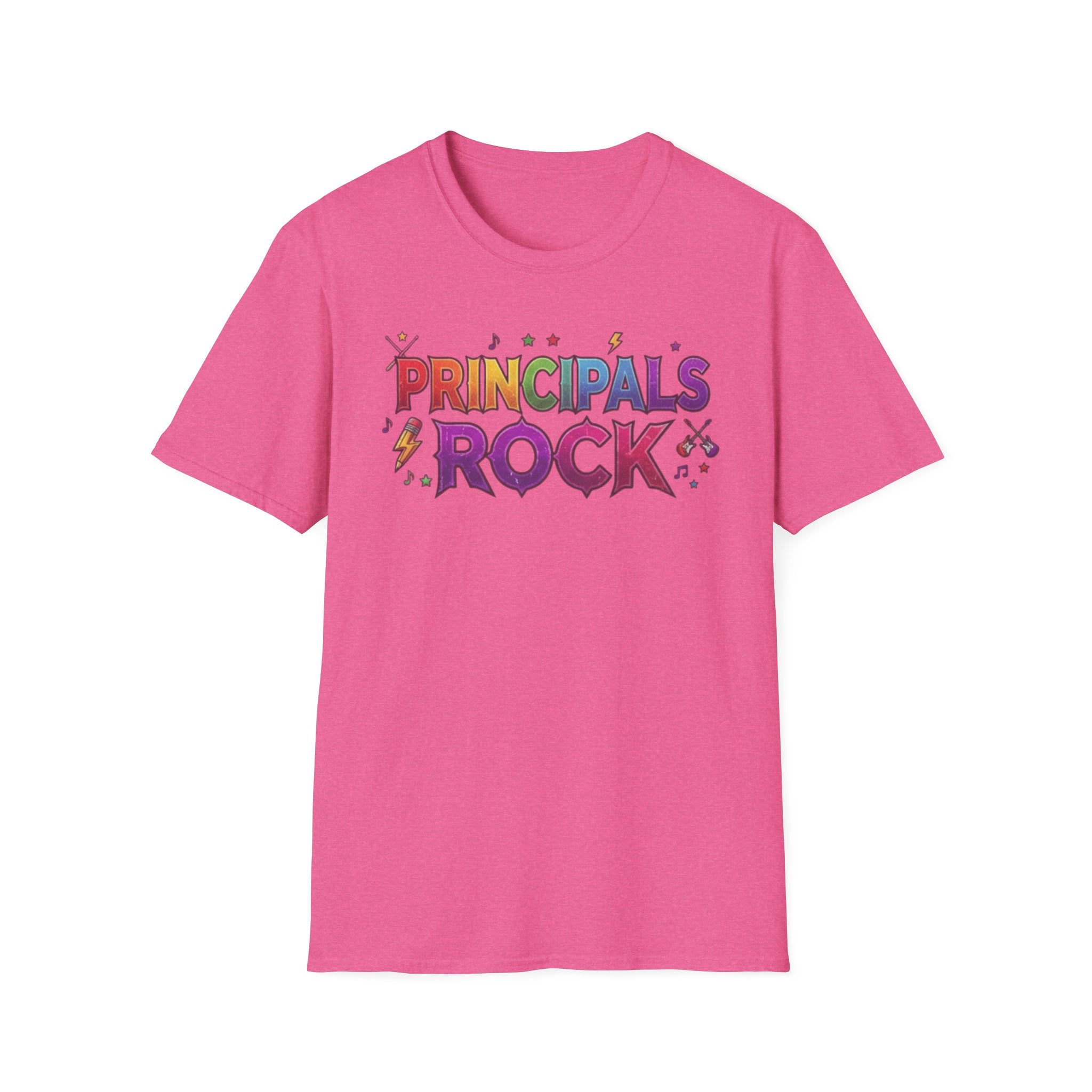 Principals Rock T-Shirt — Colorful School Leader Appreciation Tee