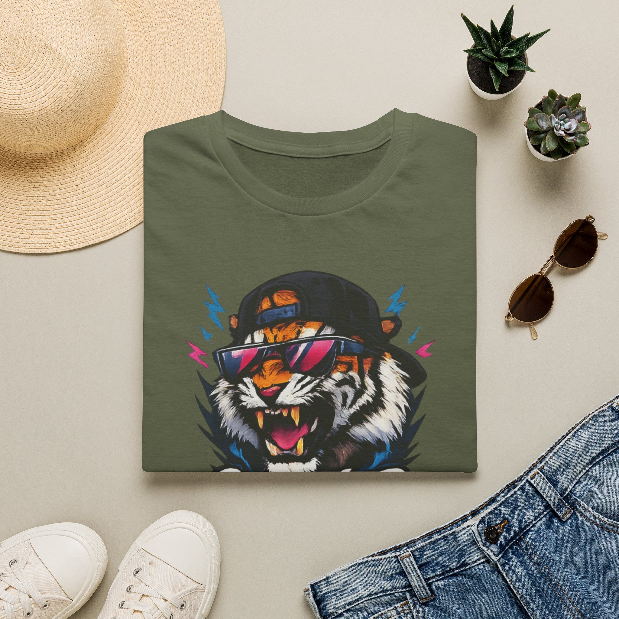Tiger 'Stay Wild' Graphic T-Shirt
