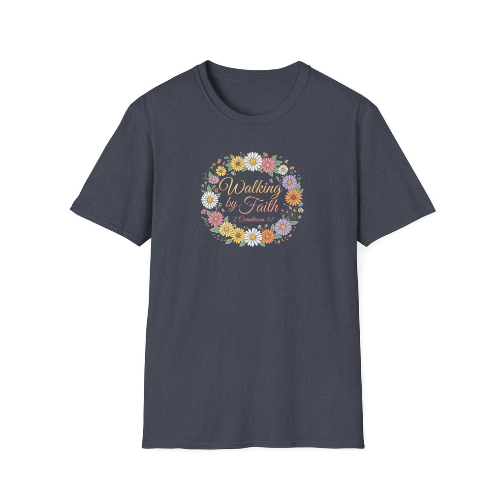 Walking by Faith Floral T-Shirt —