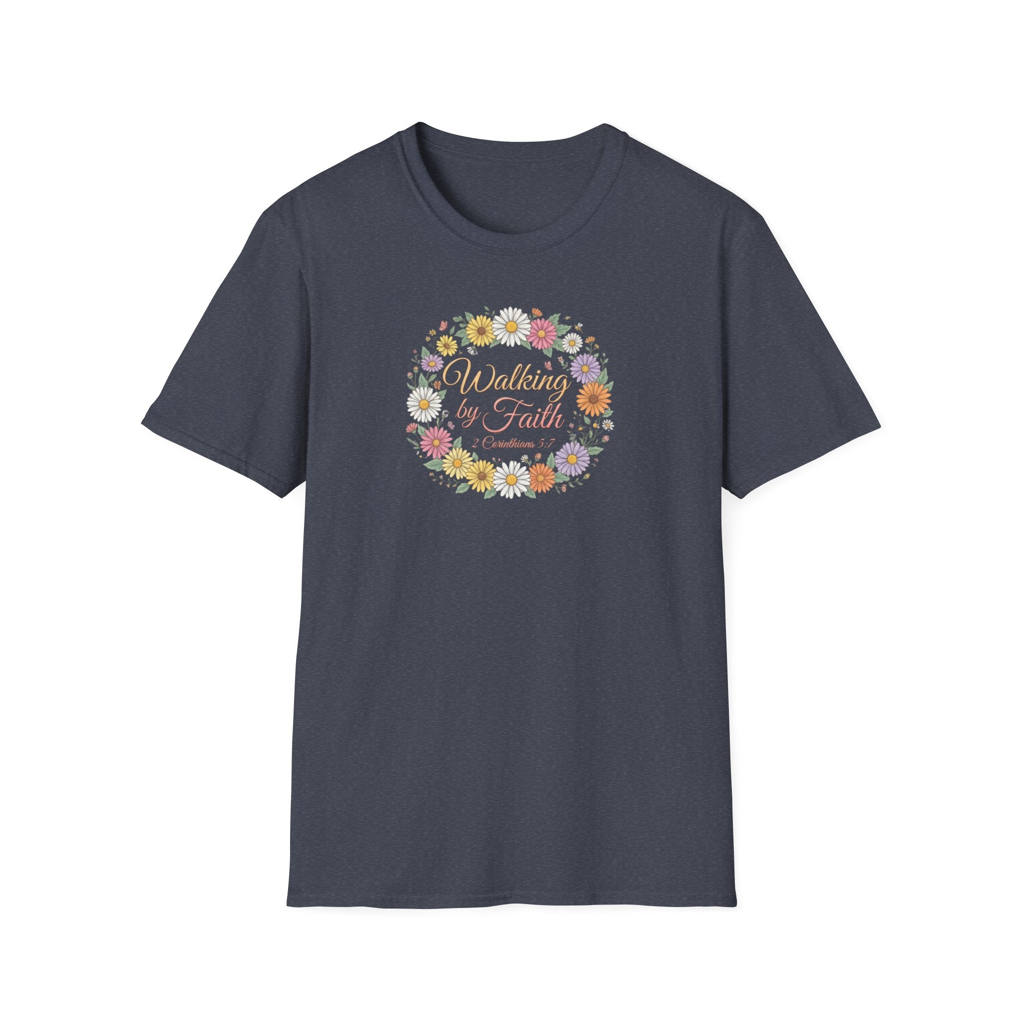 Walking by Faith Floral T-Shirt —