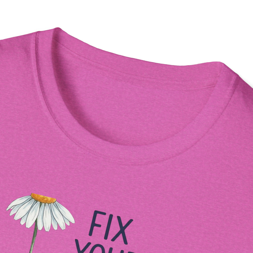 “Fix Your Eyes on Jesus” Daisy Christian Tee