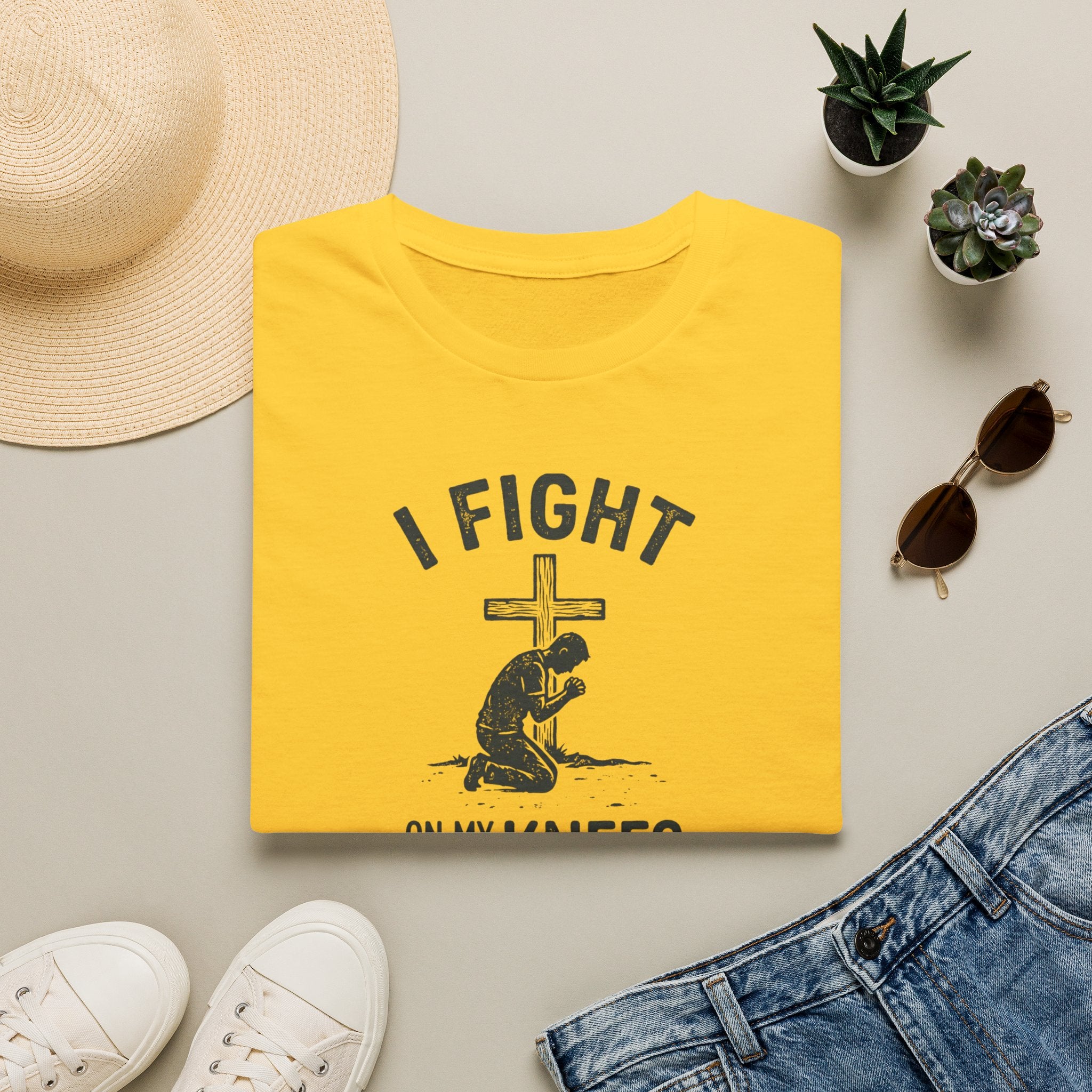 I Fight On My Knees T-Shirt