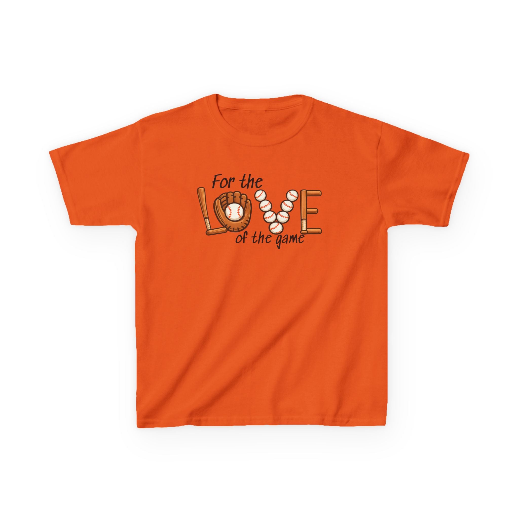 Kids Baseball Tee – "For the Love of the Game" Youth T-Shirt