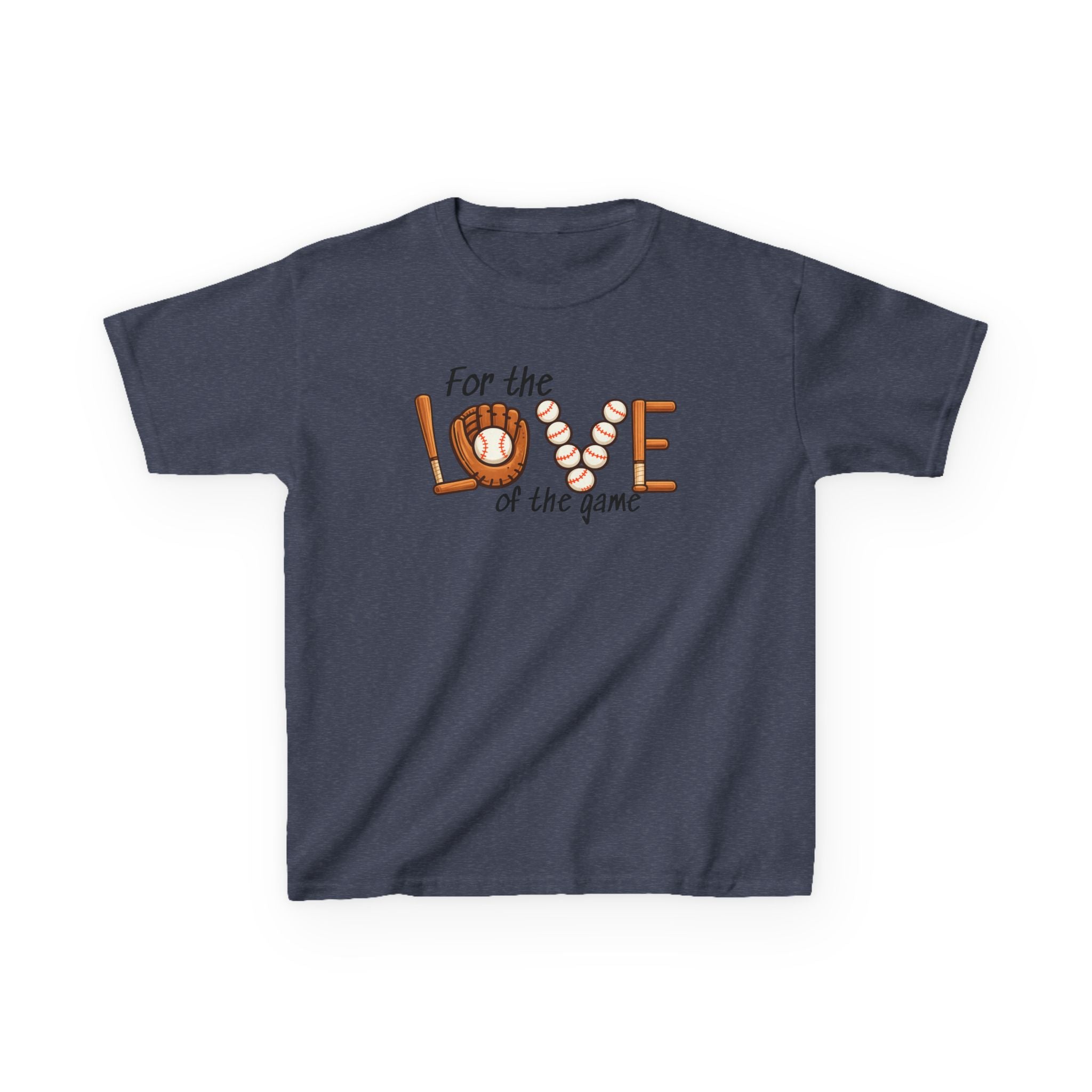 Kids Baseball Tee – "For the Love of the Game" Youth T-Shirt