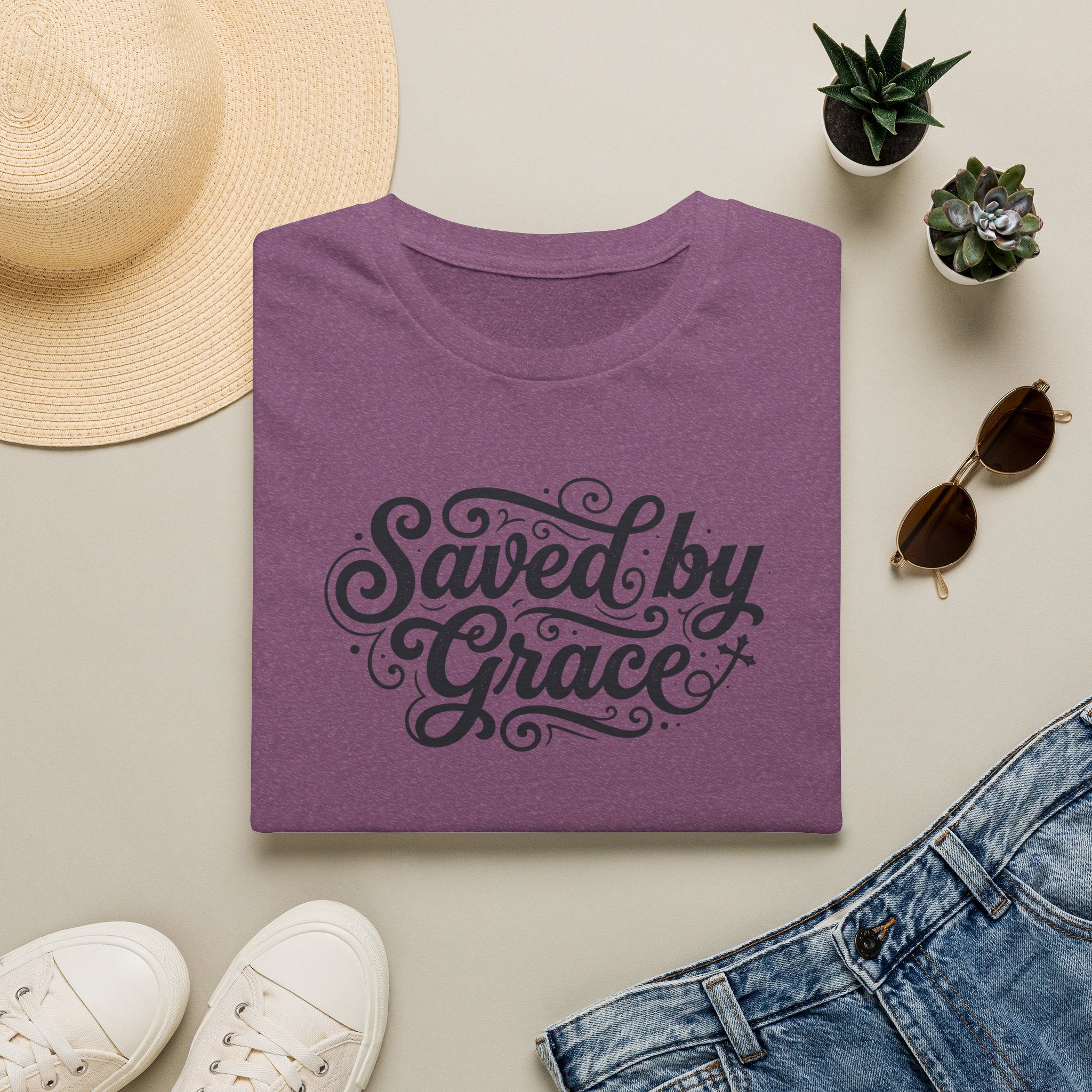 Saved by Grace T‑Shirt —