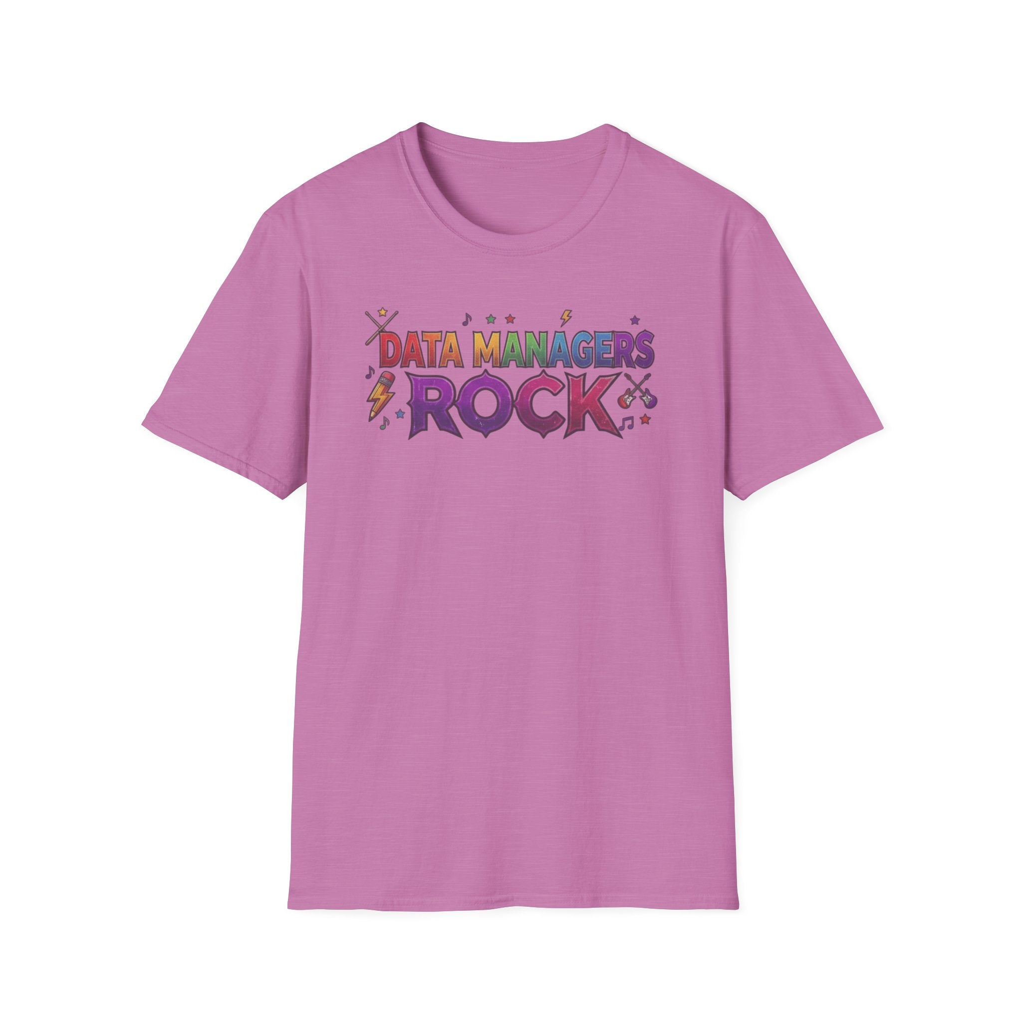Data Managers Rock T-Shirt — Retro Rock Band Style Shirt for Data Professionals