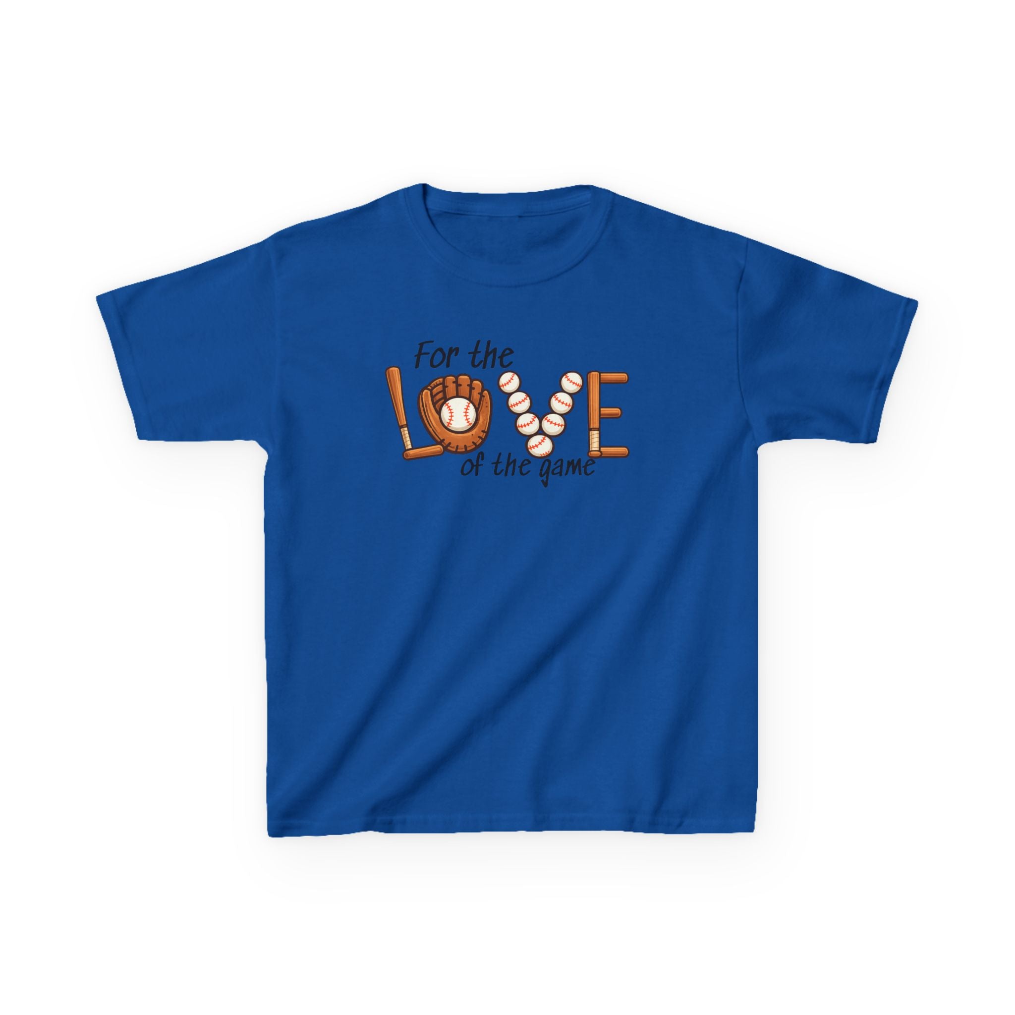 Kids Baseball Tee – "For the Love of the Game" Youth T-Shirt