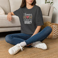 Mom Heart T-Shirt — Floral Leopard MOM Design for Mother's Day & Everyday