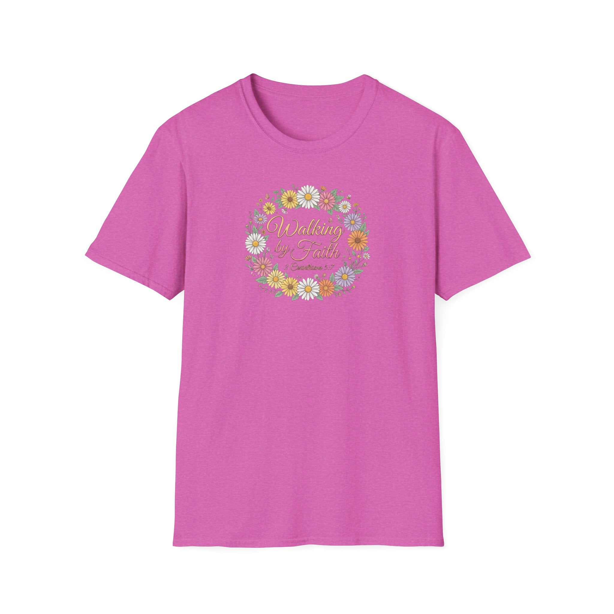 Walking by Faith Floral T-Shirt —