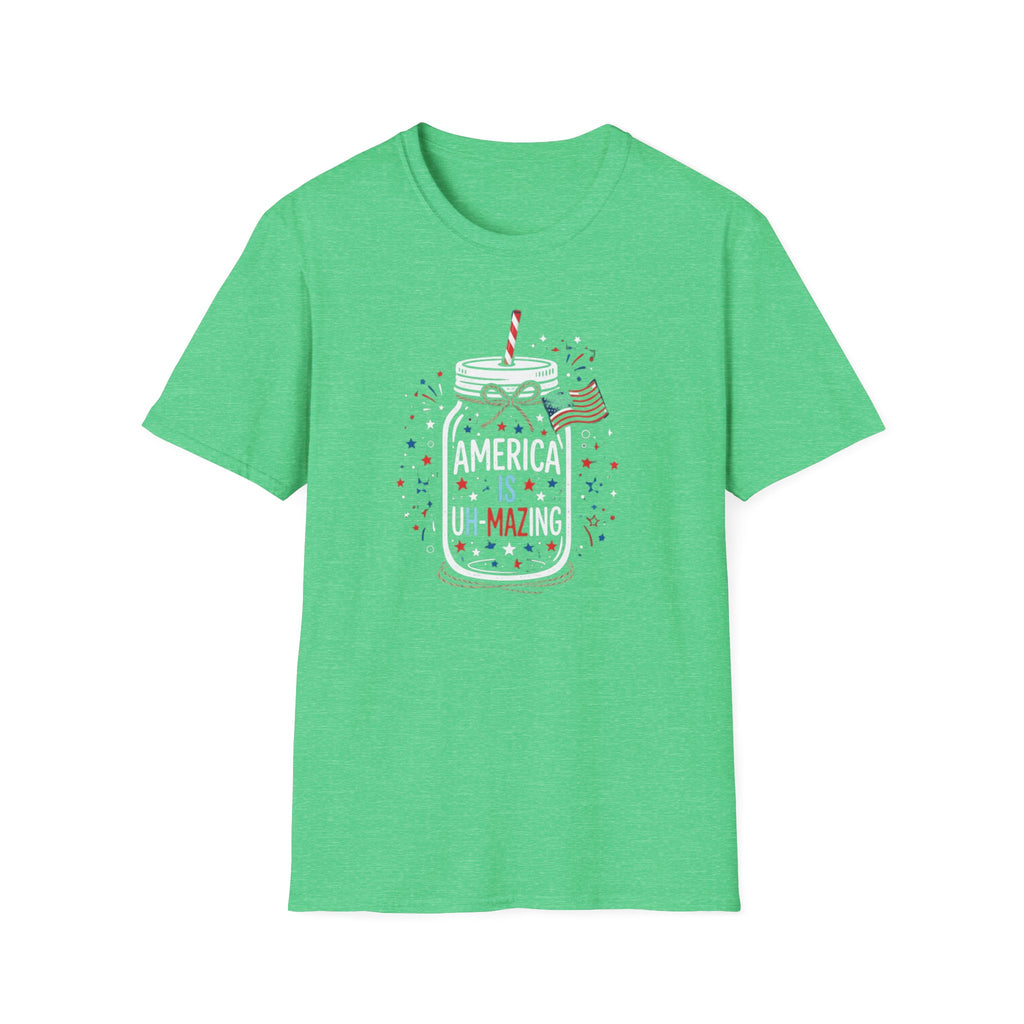 T-Shirt — America Is Uncanning Patriotic Mason Jar Tee (Fourth of July)