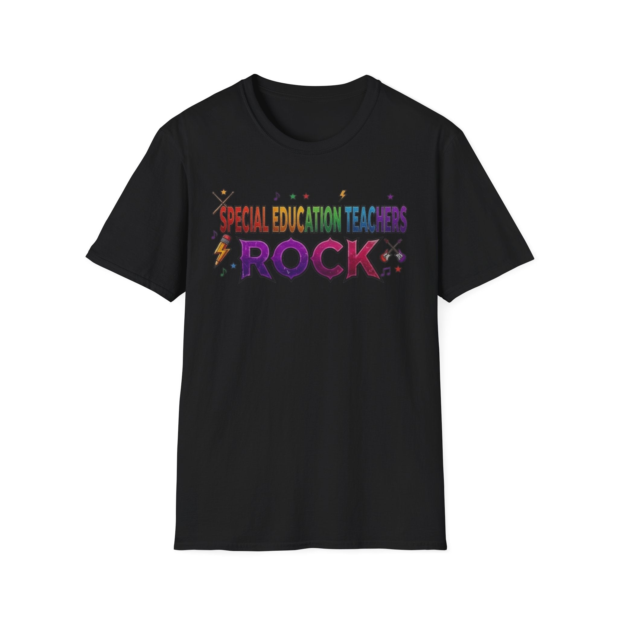 Special Education Teachers Rock T-Shirt — Colorful Teacher Appreciation Tee