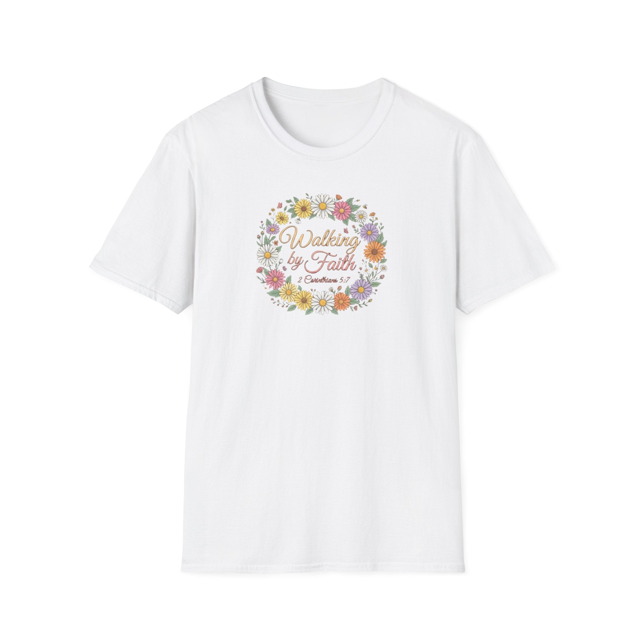 Walking by Faith Floral T-Shirt —