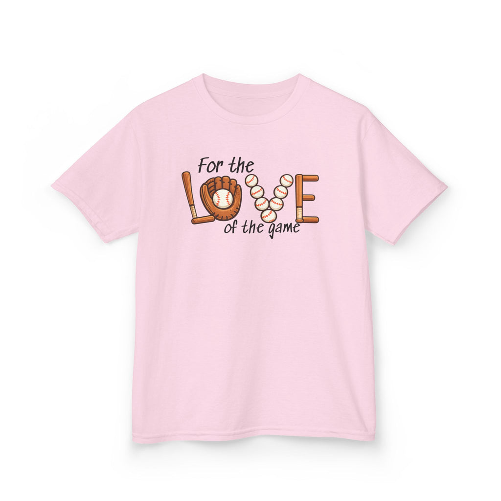 Kids Baseball Tee – "For the Love of the Game" Youth T-Shirt