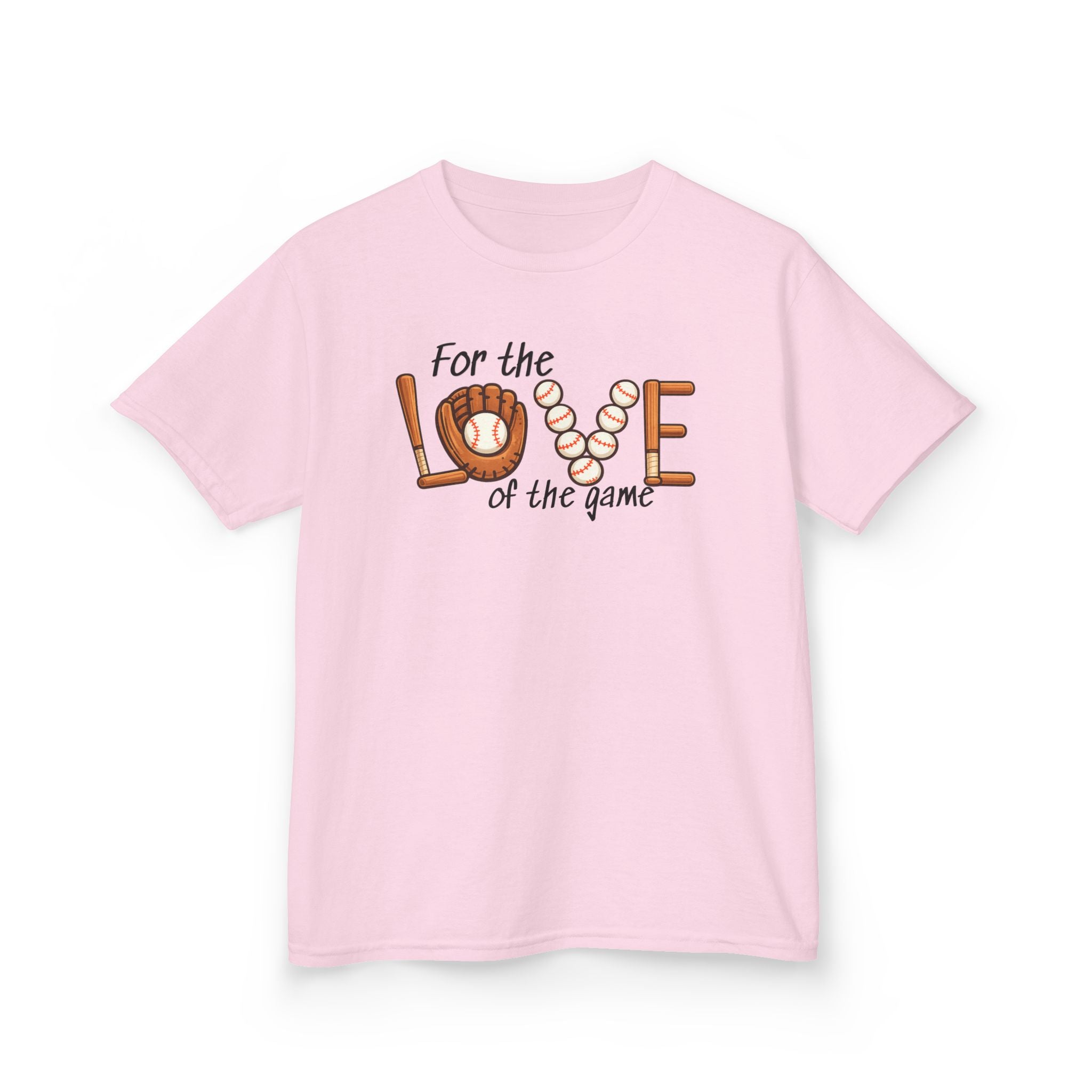 Kids Baseball Tee – "For the Love of the Game" Youth T-Shirt