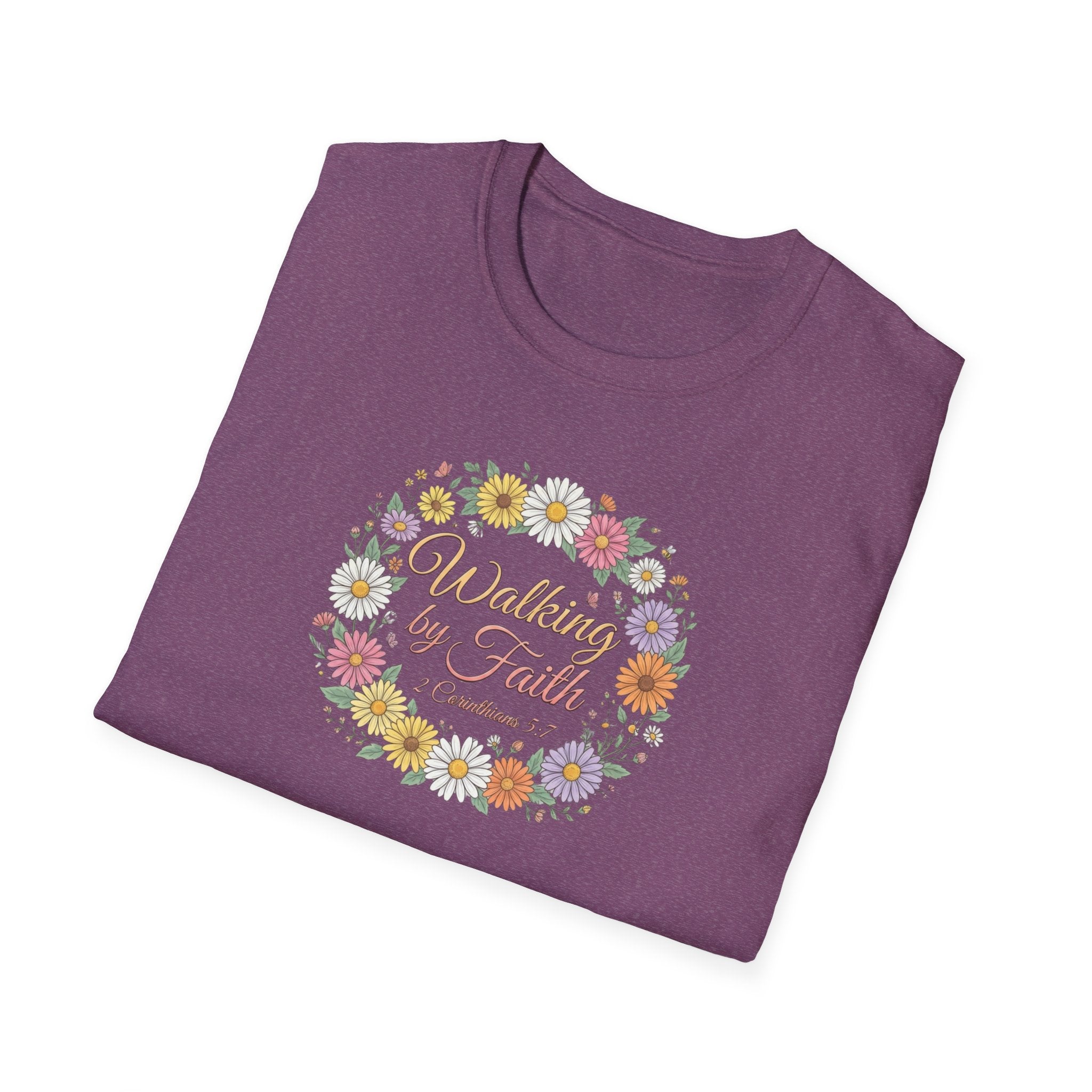 Walking by Faith Floral T-Shirt —