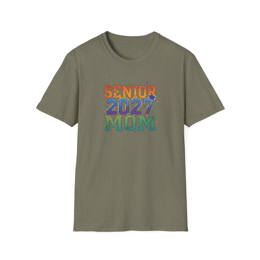 Senior 2027 Mom T-Shirt — Proud Graduation Mom Tee