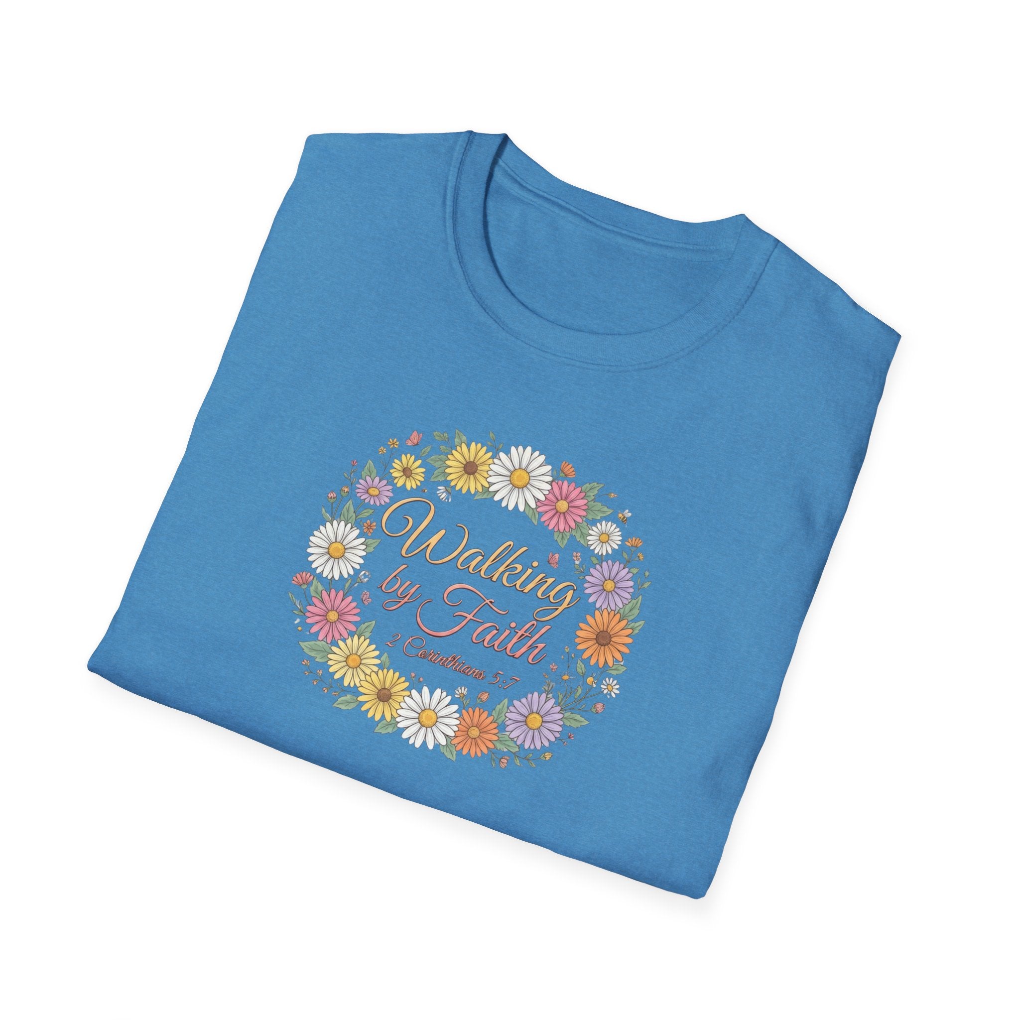 Walking by Faith Floral T-Shirt —