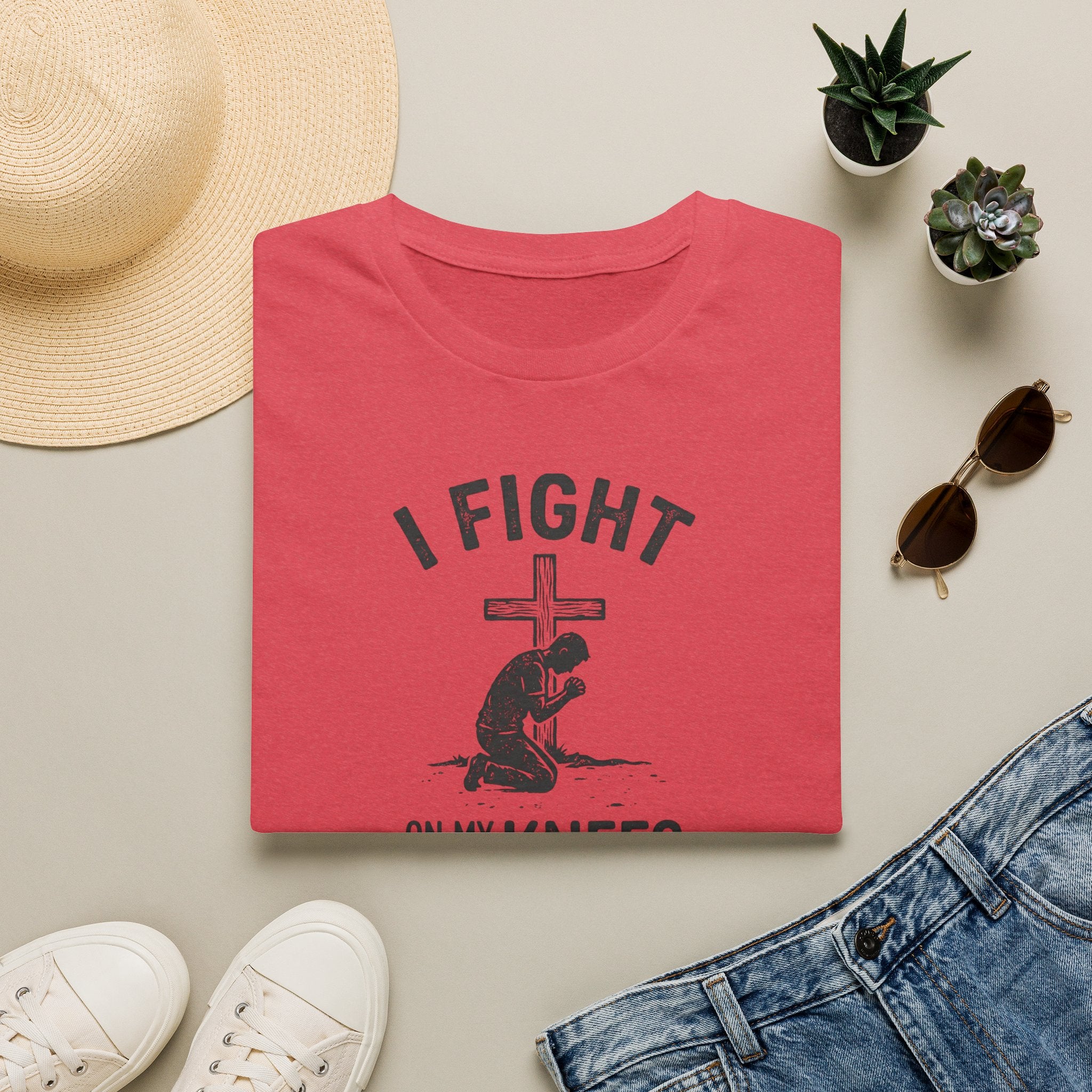 I Fight On My Knees T-Shirt