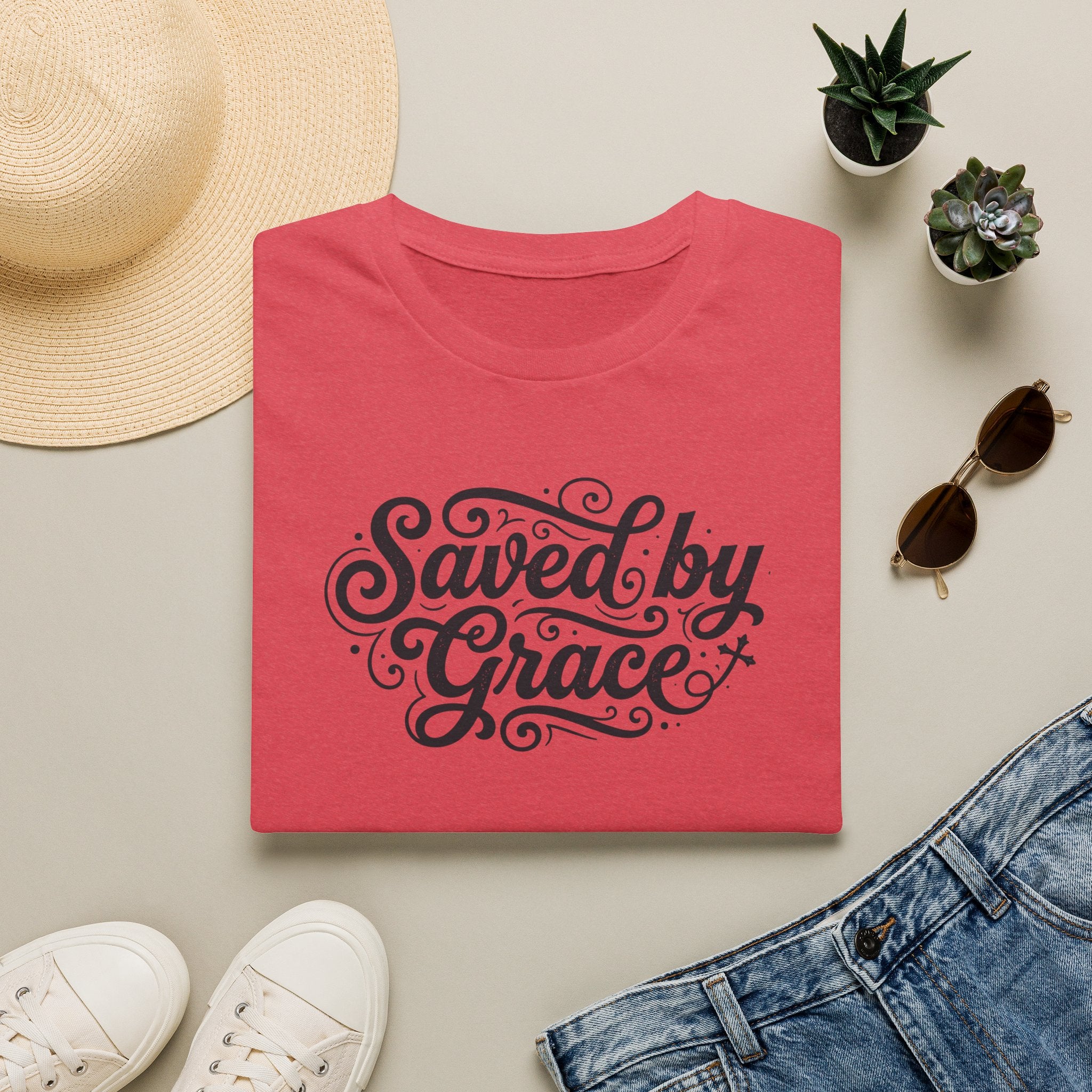 Saved by Grace T‑Shirt —