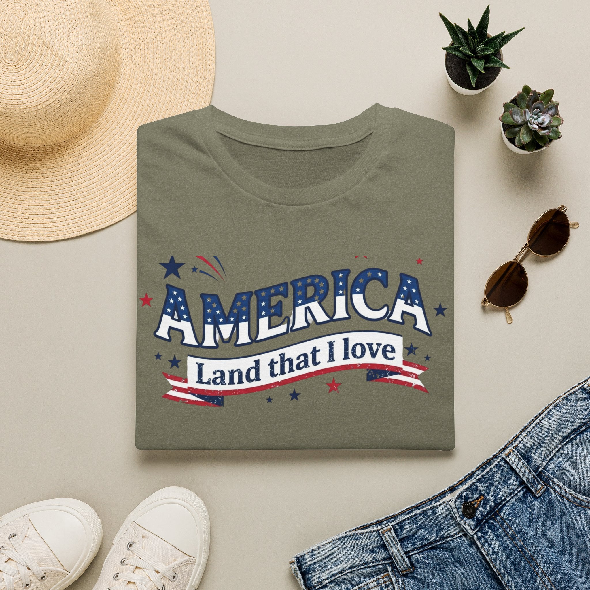America "Land That I Love" T-Shirt