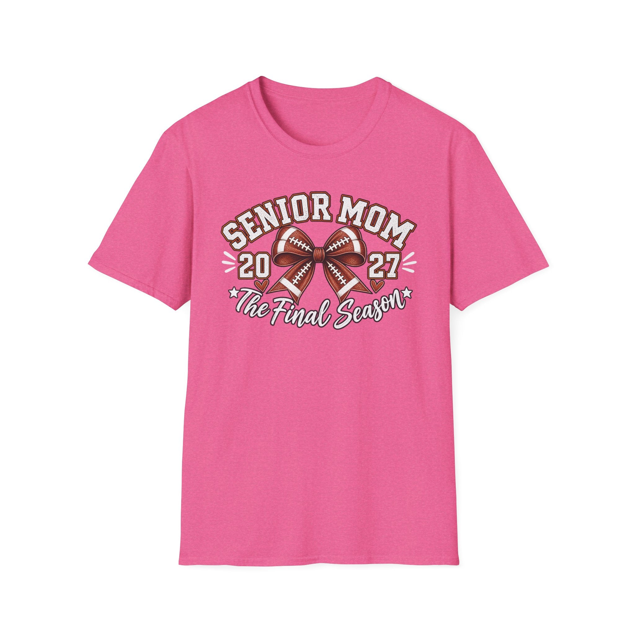 Senior Mom 2027 Football Tee – The Final Season