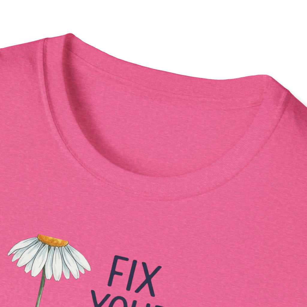“Fix Your Eyes on Jesus” Daisy Christian Tee