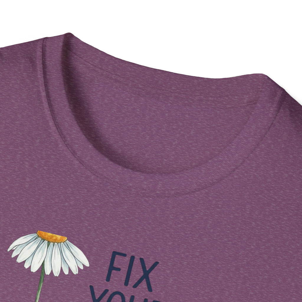 “Fix Your Eyes on Jesus” Daisy Christian Tee