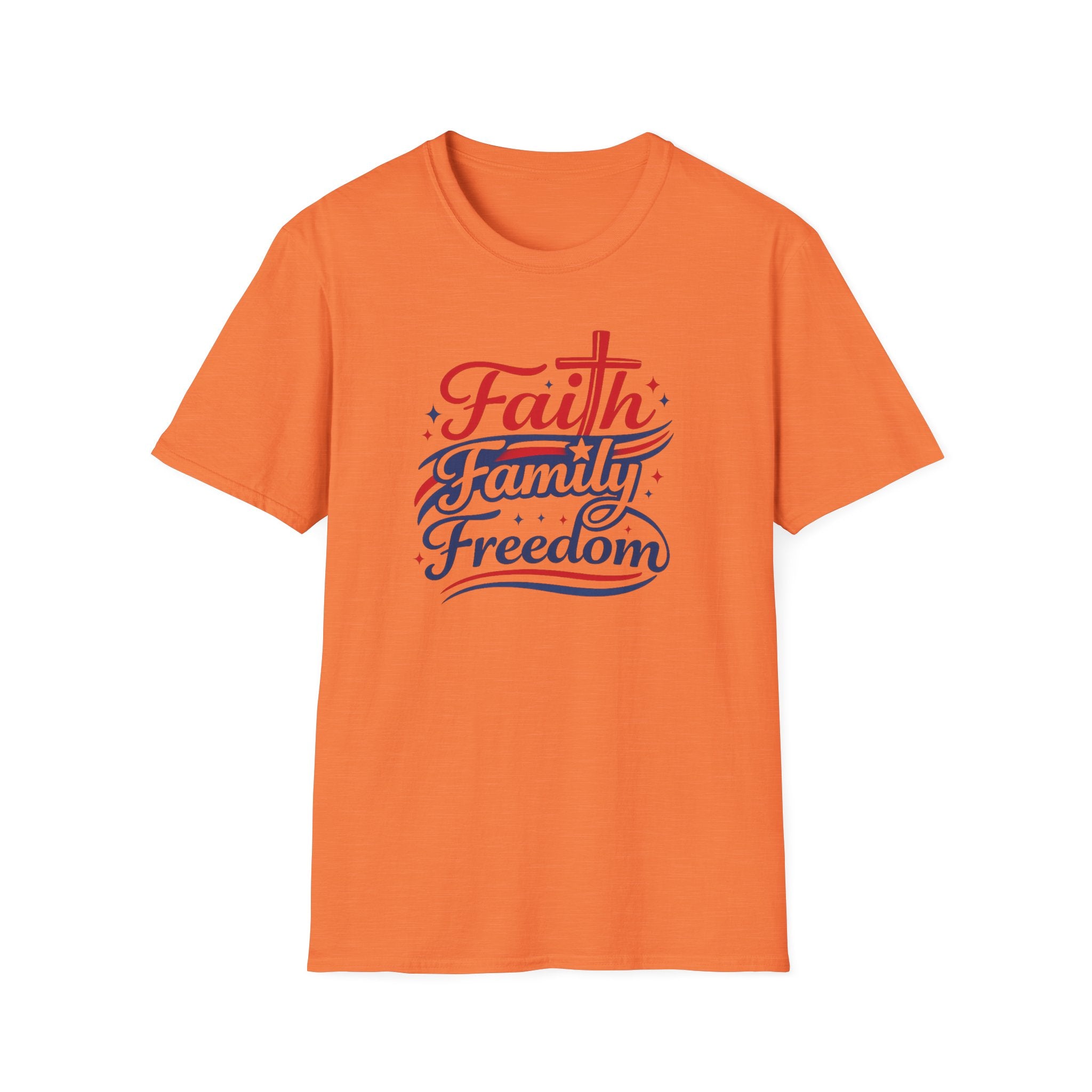 Faith Family Freedom T-Shirt — Patriotic Christian Tee