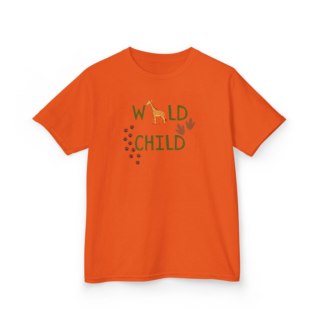 Kids Tee - "Wild Child" Safari Giraffe Graphic