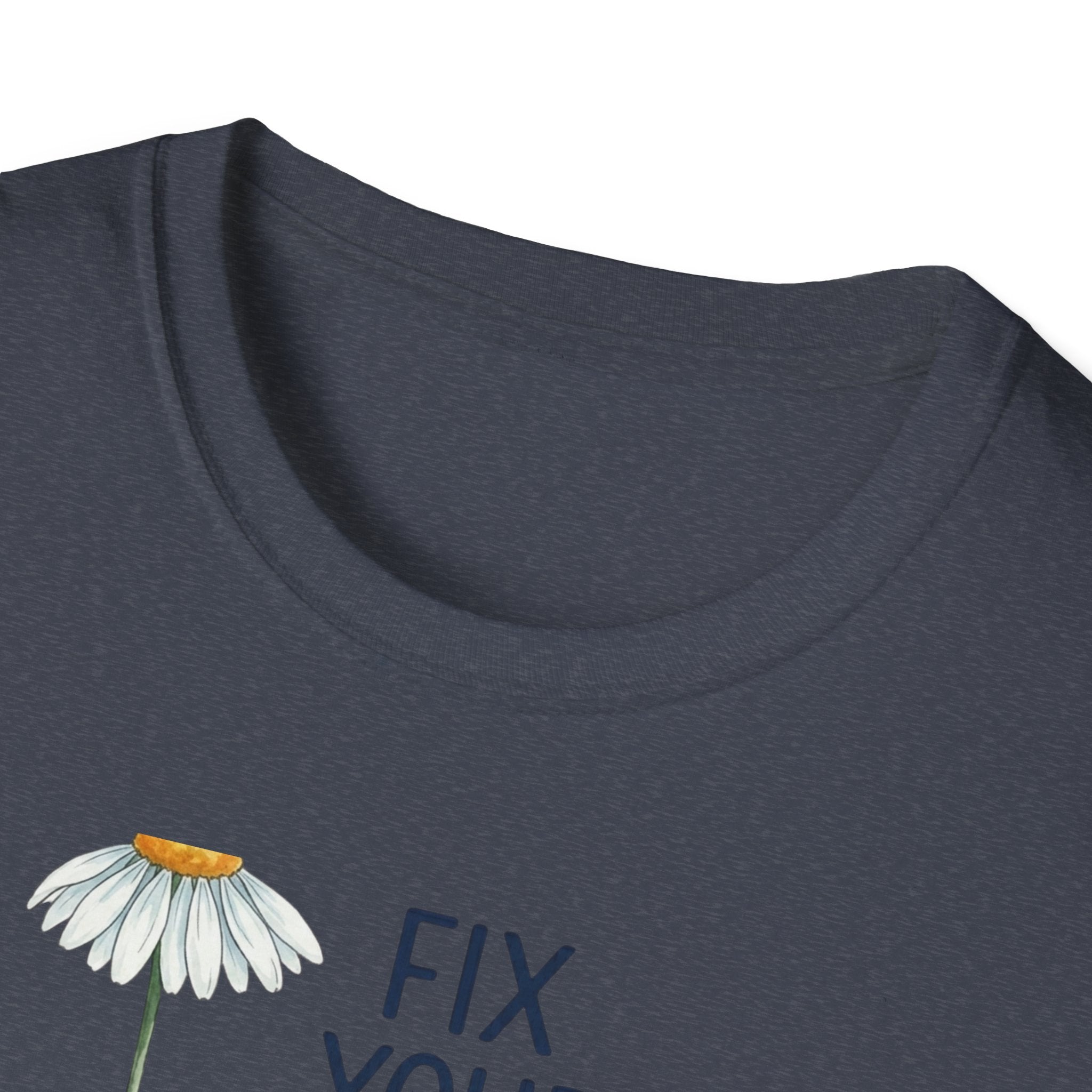 “Fix Your Eyes on Jesus” Daisy Christian Tee