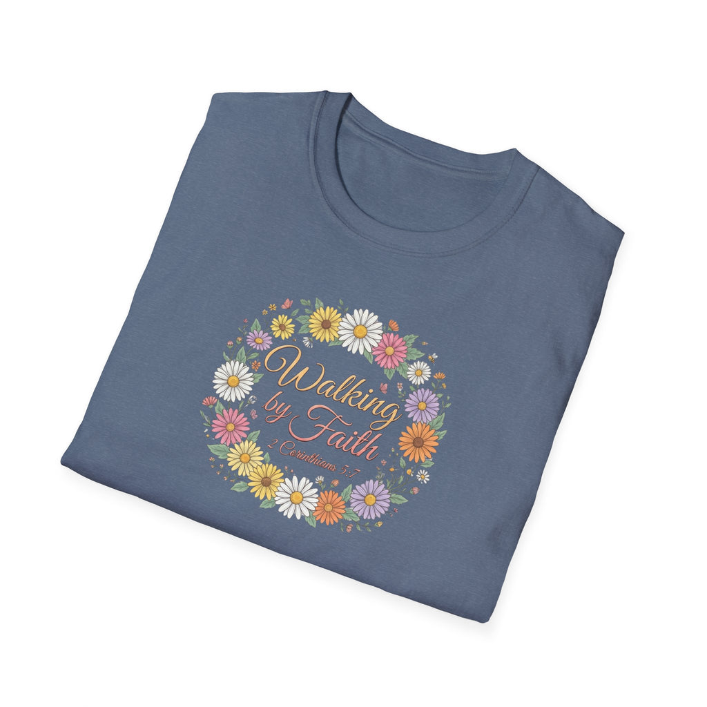 Walking by Faith Floral T-Shirt —