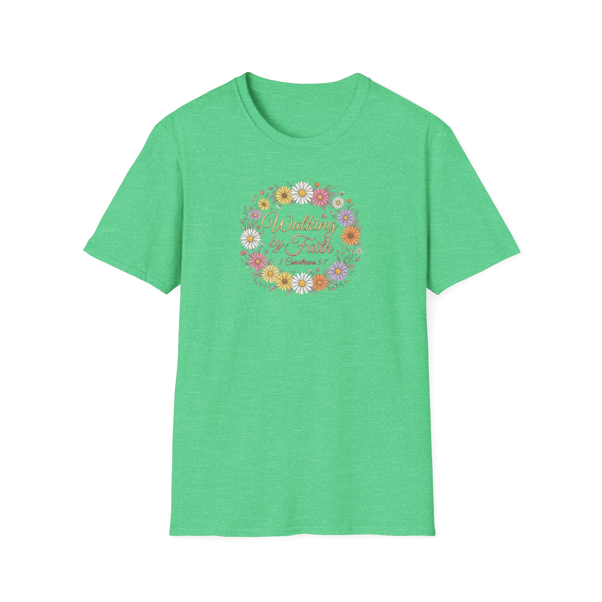 Walking by Faith Floral T-Shirt —