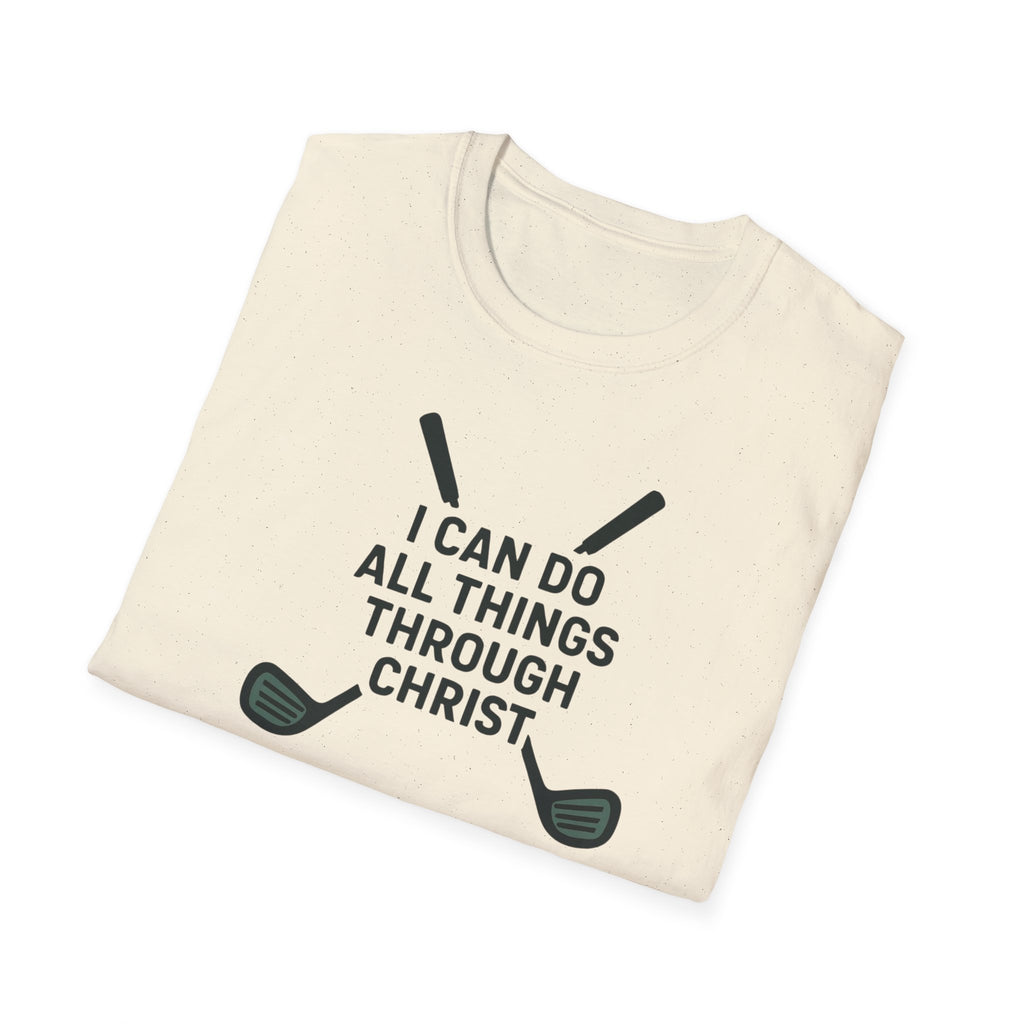 "I Can Do All Things Through Christ" - Golfers Tee