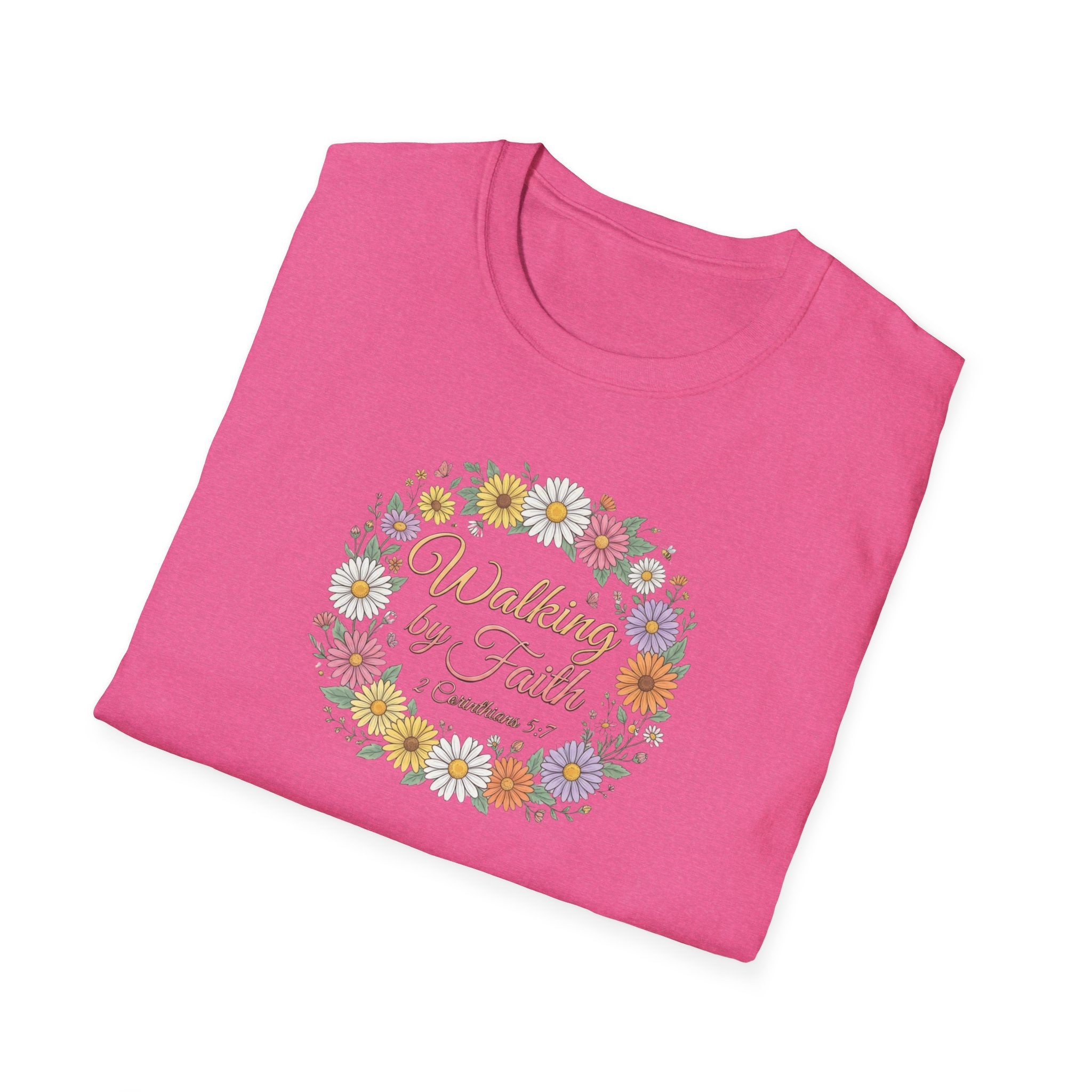 Walking by Faith Floral T-Shirt —