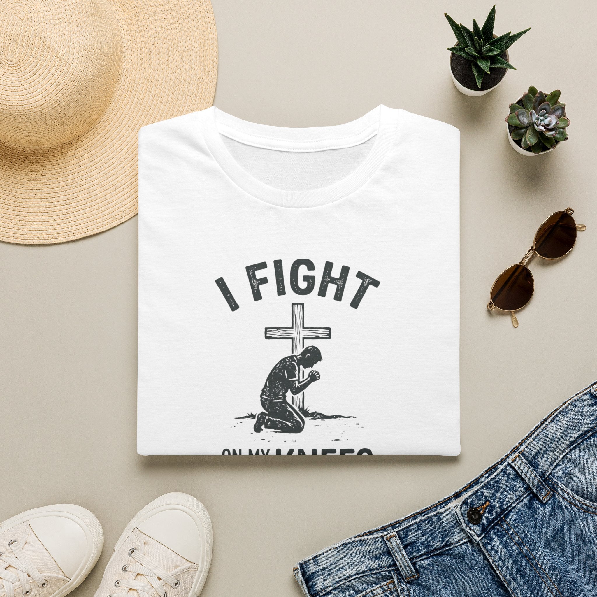 I Fight On My Knees T-Shirt