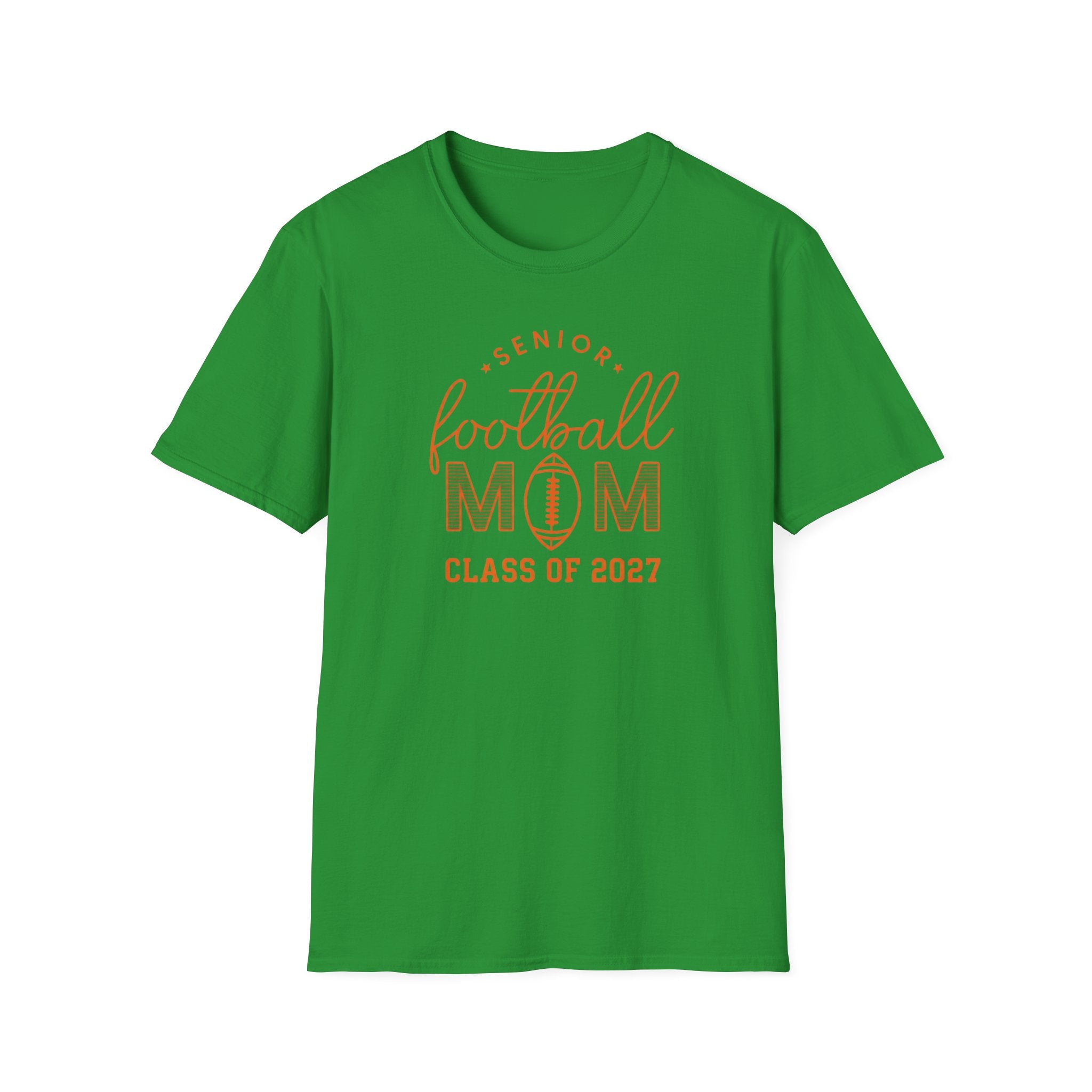 Senior Football Mom T‑Shirt — Class of 2027 Football Mom Tee