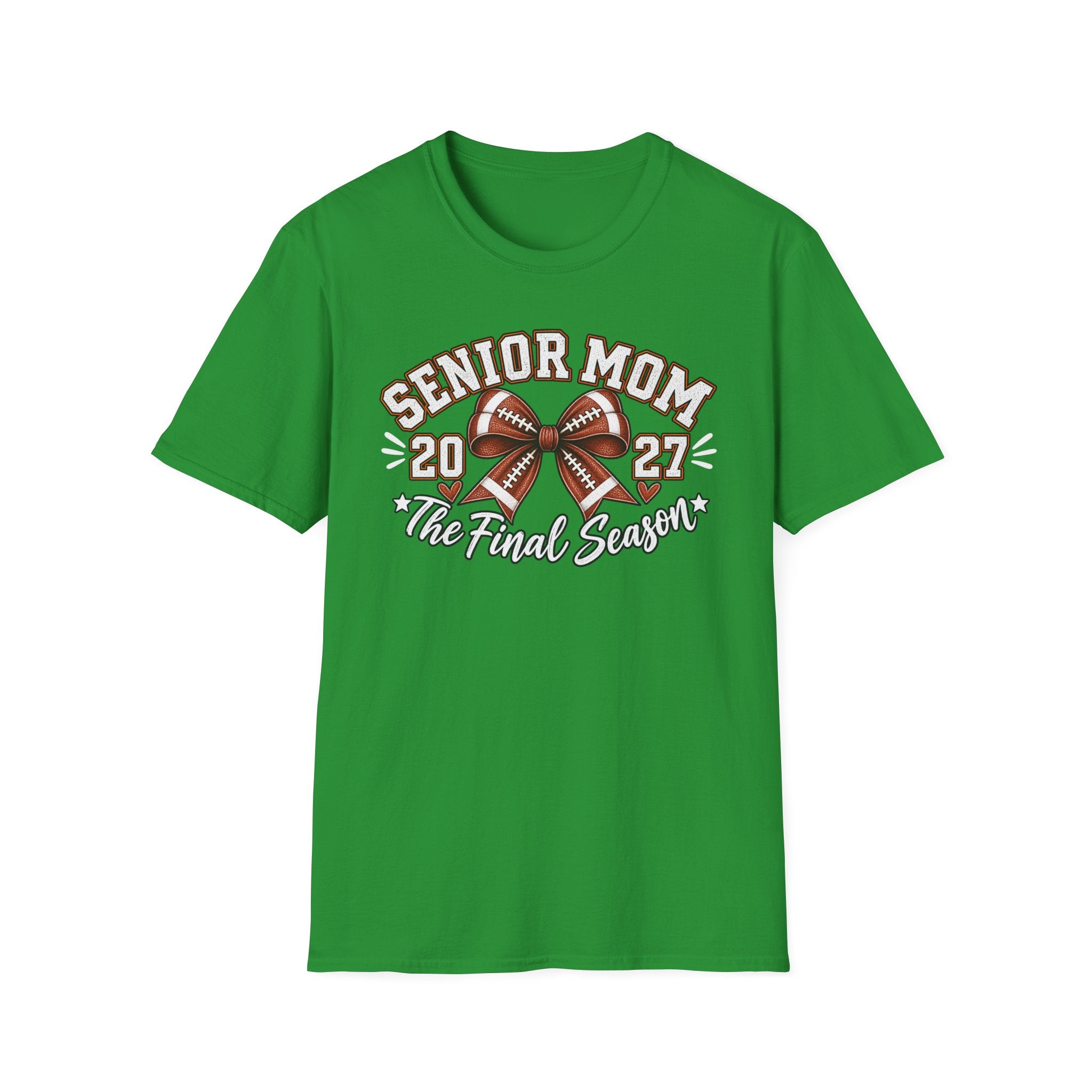 Senior Mom 2027 Football Tee – The Final Season