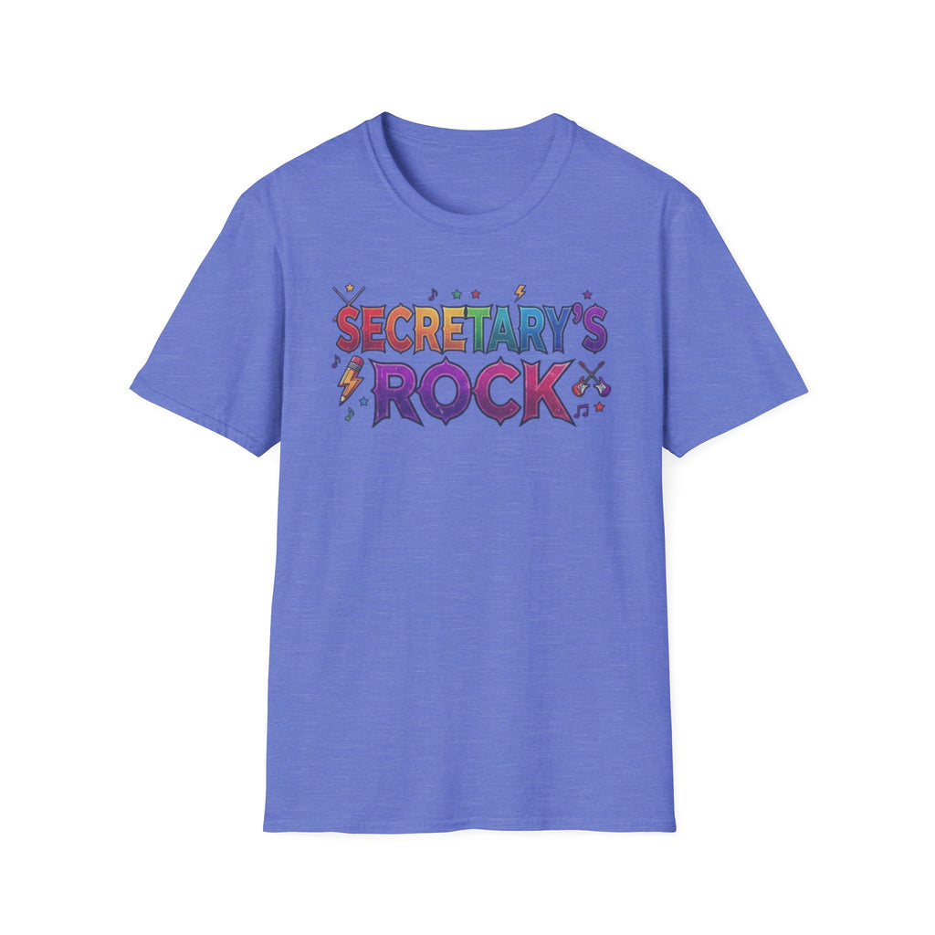 Secretary's Rock T-Shirt — Fun Colorful Office Appreciation Tee