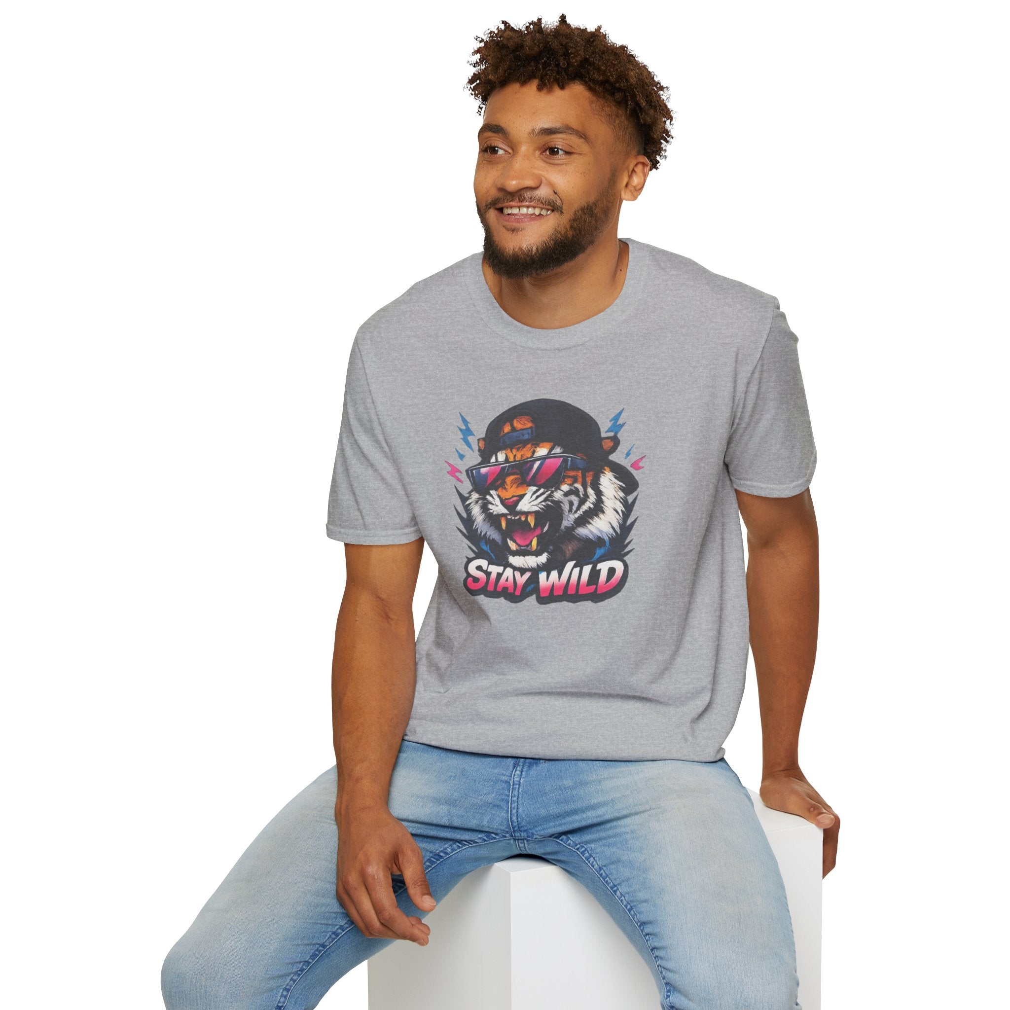 Tiger 'Stay Wild' Graphic T-Shirt