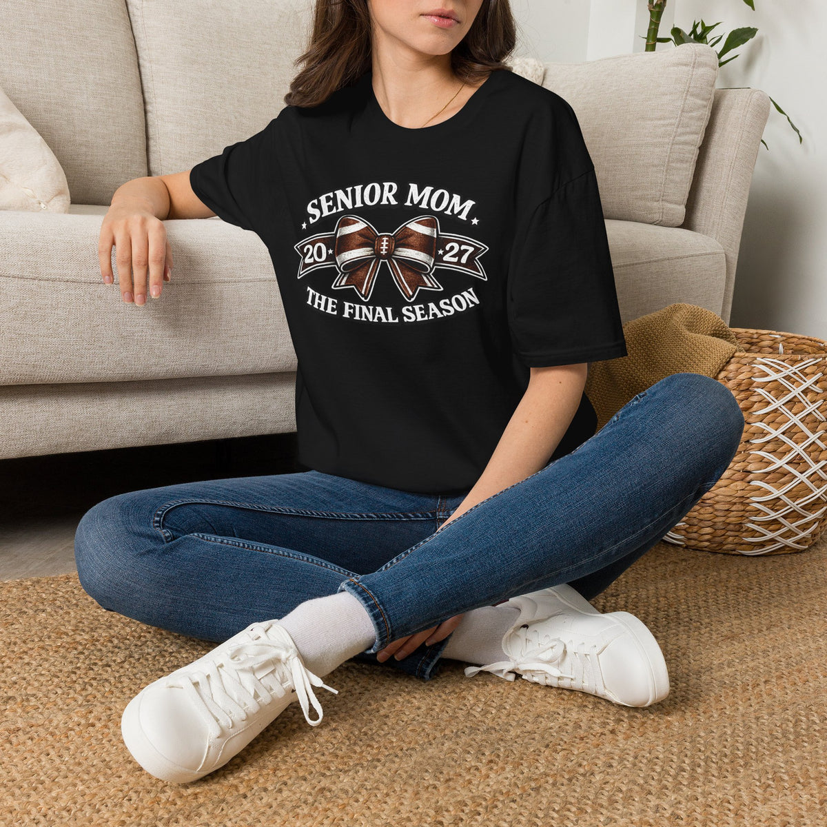 Senior Mom 2027 "The Final Season" T-Shirt