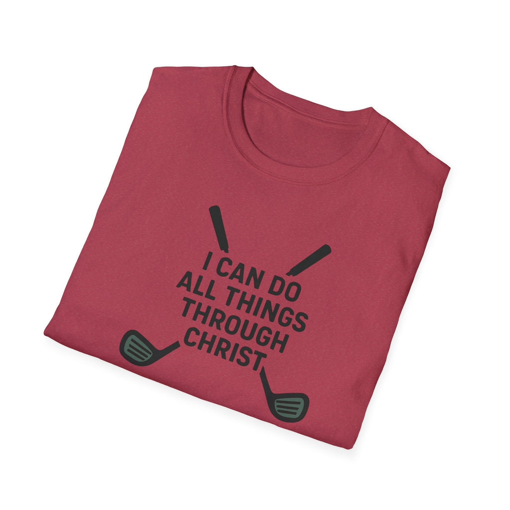 "I Can Do All Things Through Christ" - Golfers Tee